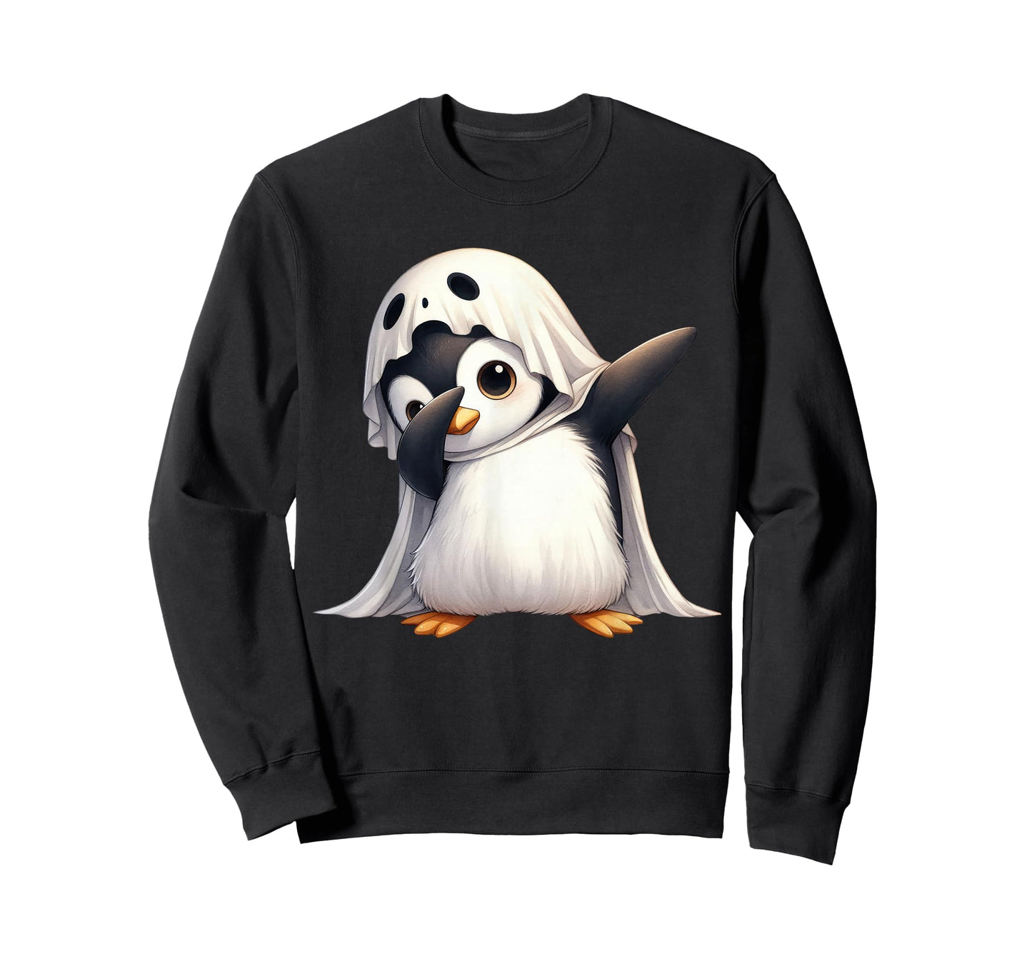Funny Ghost Penguin Halloween Animals Penguin Lover Spooky T-Shirt