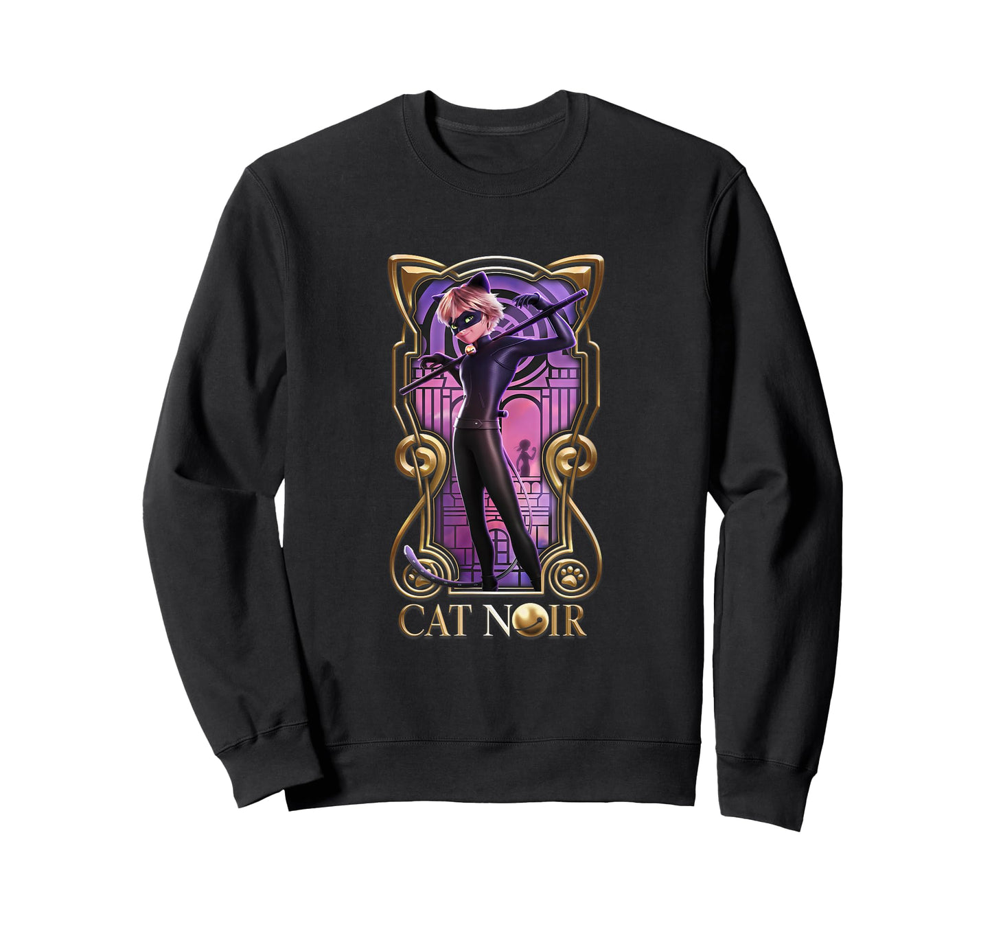 Miraculous The Movie Cat Noir Big T-Shirt