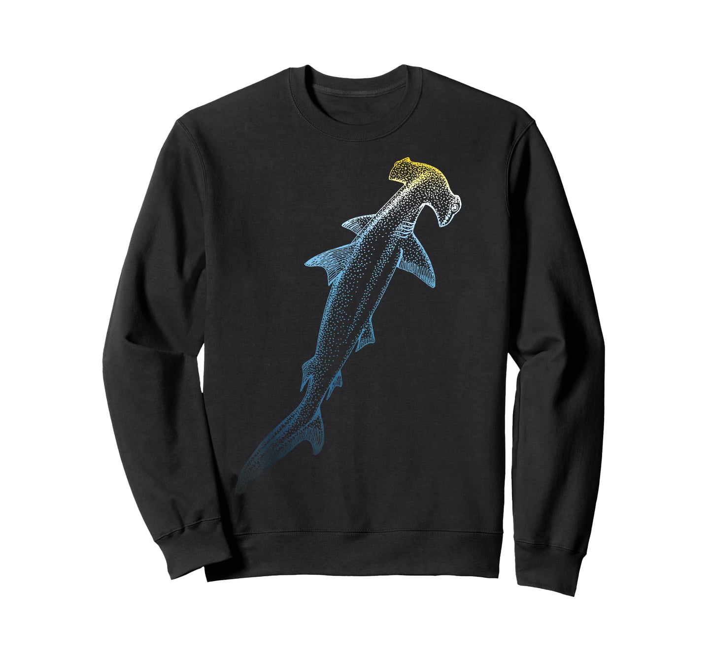 Beautiful Colors Swimming Hammerhead Shark Lovers T-Shirt