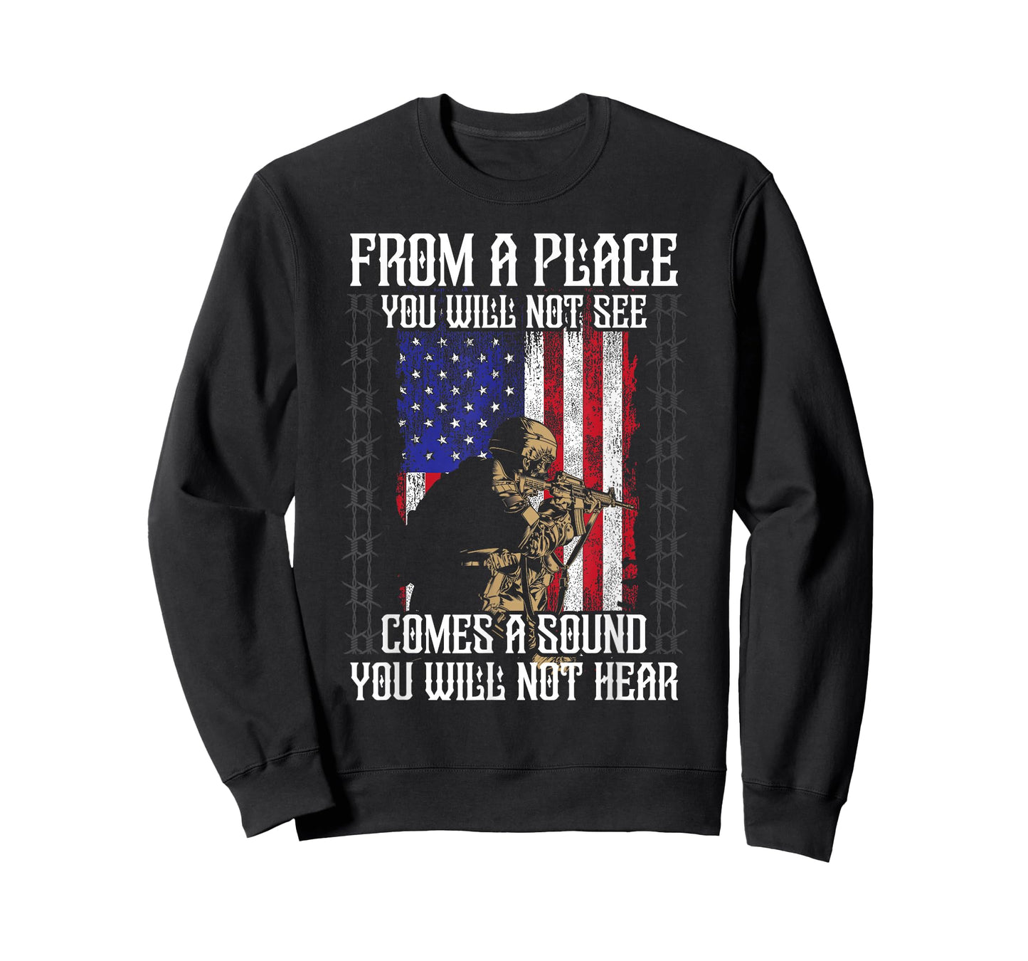Sniper Military Sharpshooter Shooting Noise Marksman Shooter T-Shirt