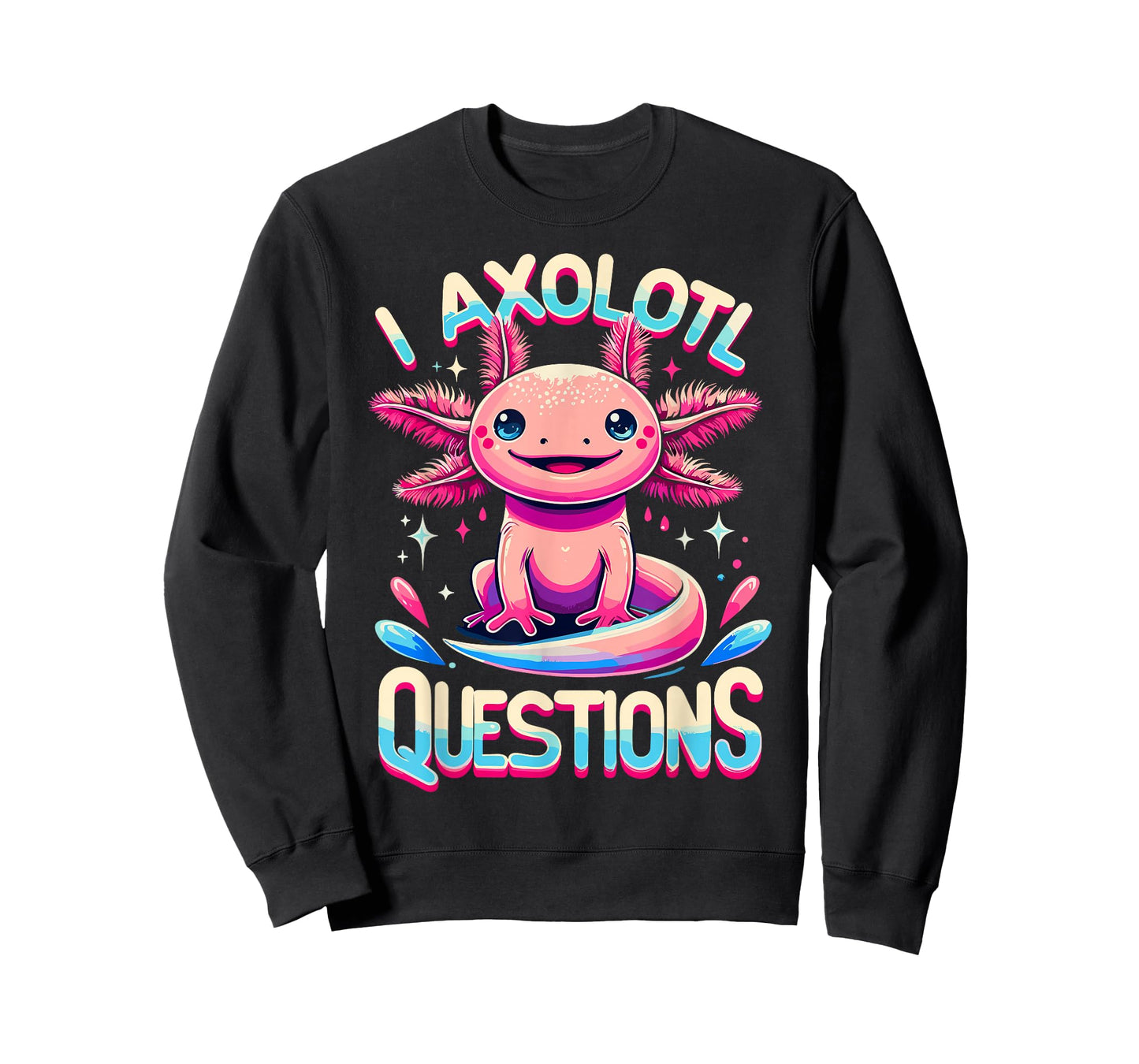 I Axolotl Questions Cute Anime Axolotl T-Shirt