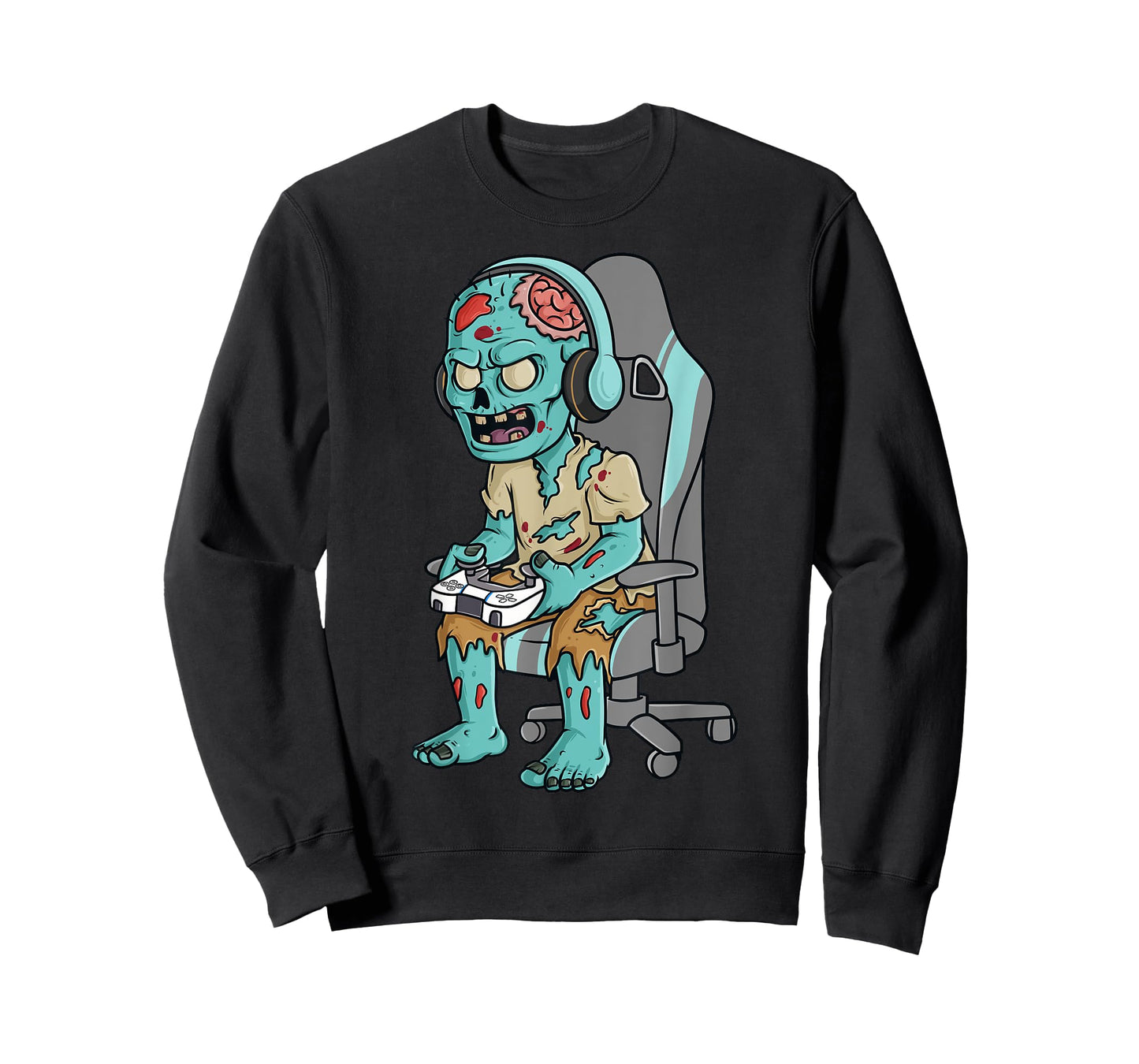 Gamer Halloween Zombie Scary Gaming Boys Kids Teen T-Shirt