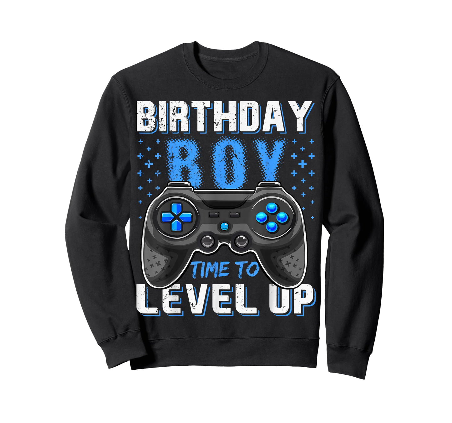 Level Up Birthday Boy Gamer T-Shirt - Classic Fit, Short Sleeve, Black