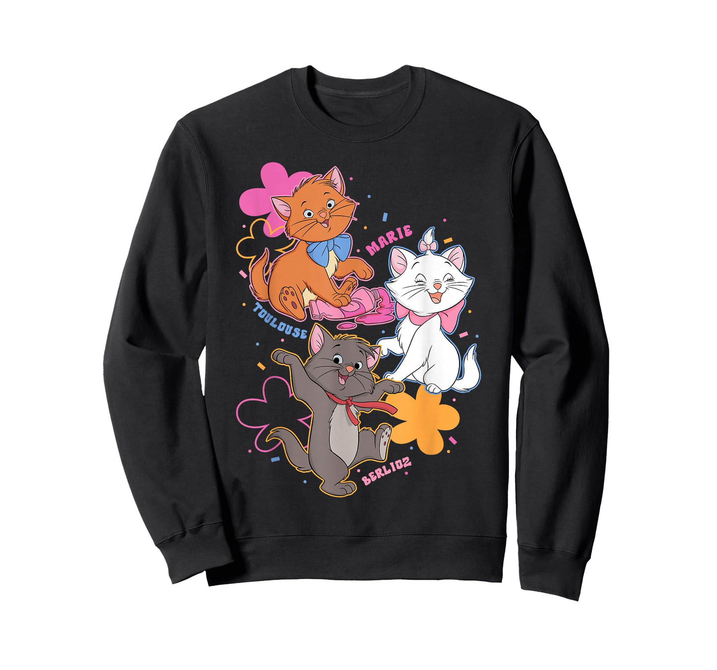 Disney The Aristocats Marie Tolouse and Berlioz Group Shot T-Shirt