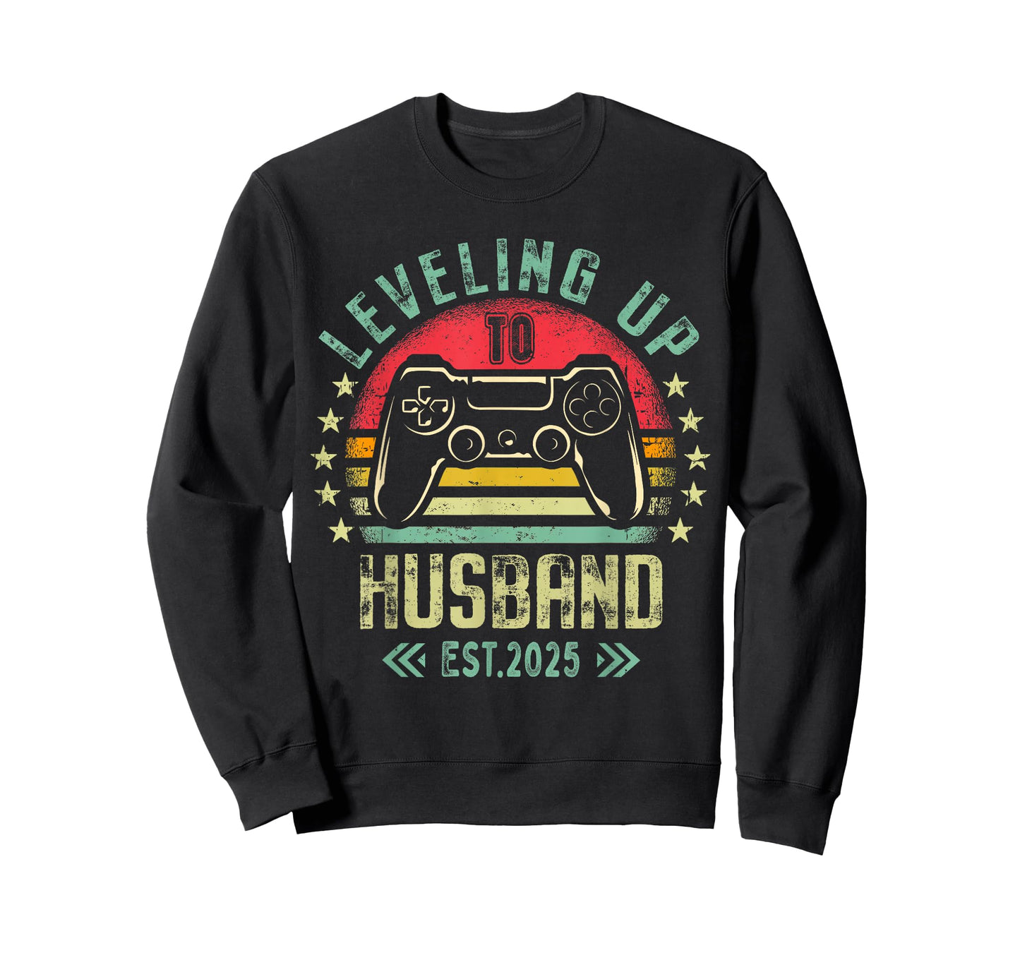 Engagement Tee for Gamer Groom Leveling Up To Husband 2025 T-Shirt