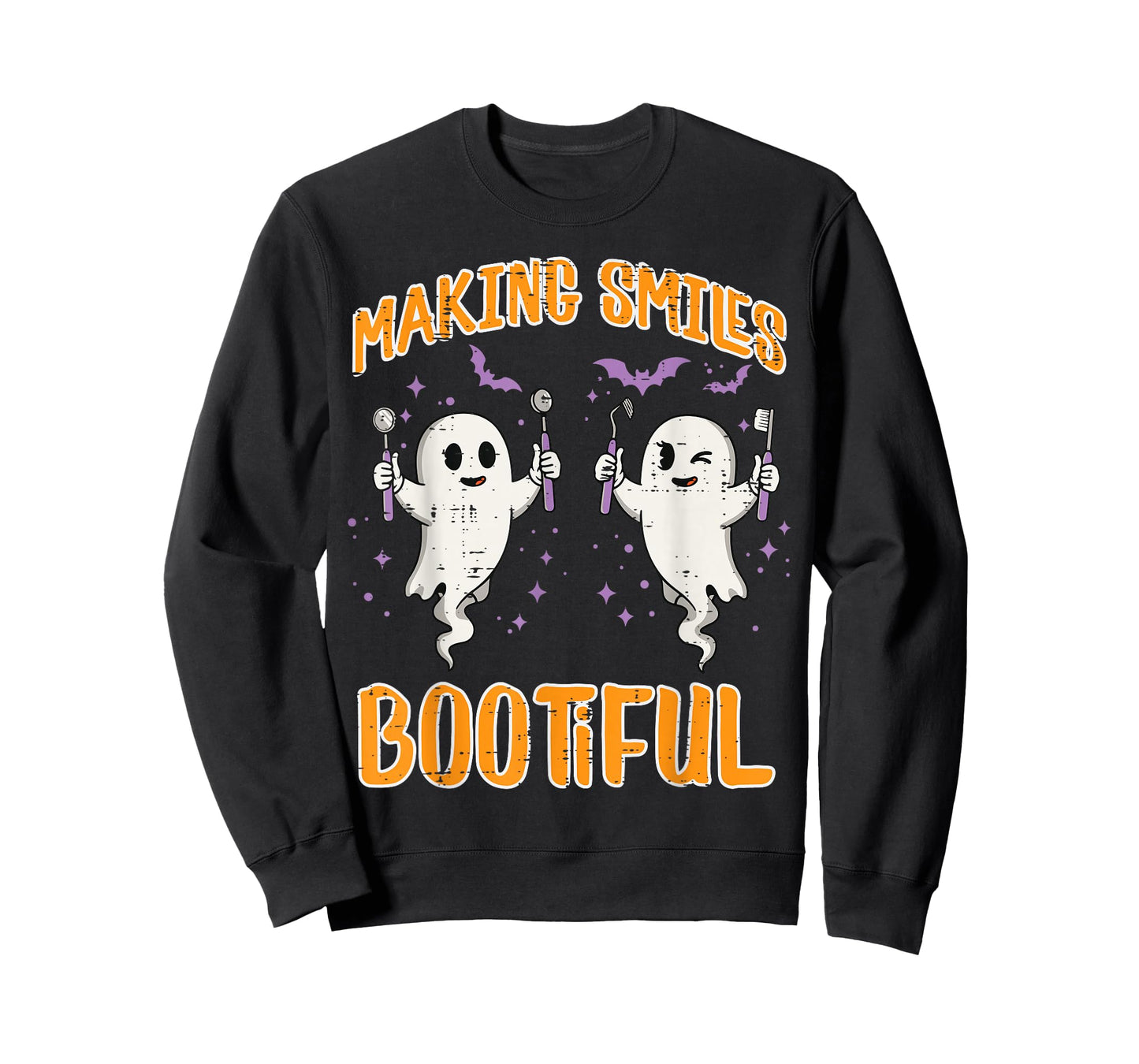 Halloween Ghost Dentist Smiles Bootiful Costume Men Women T-Shirt