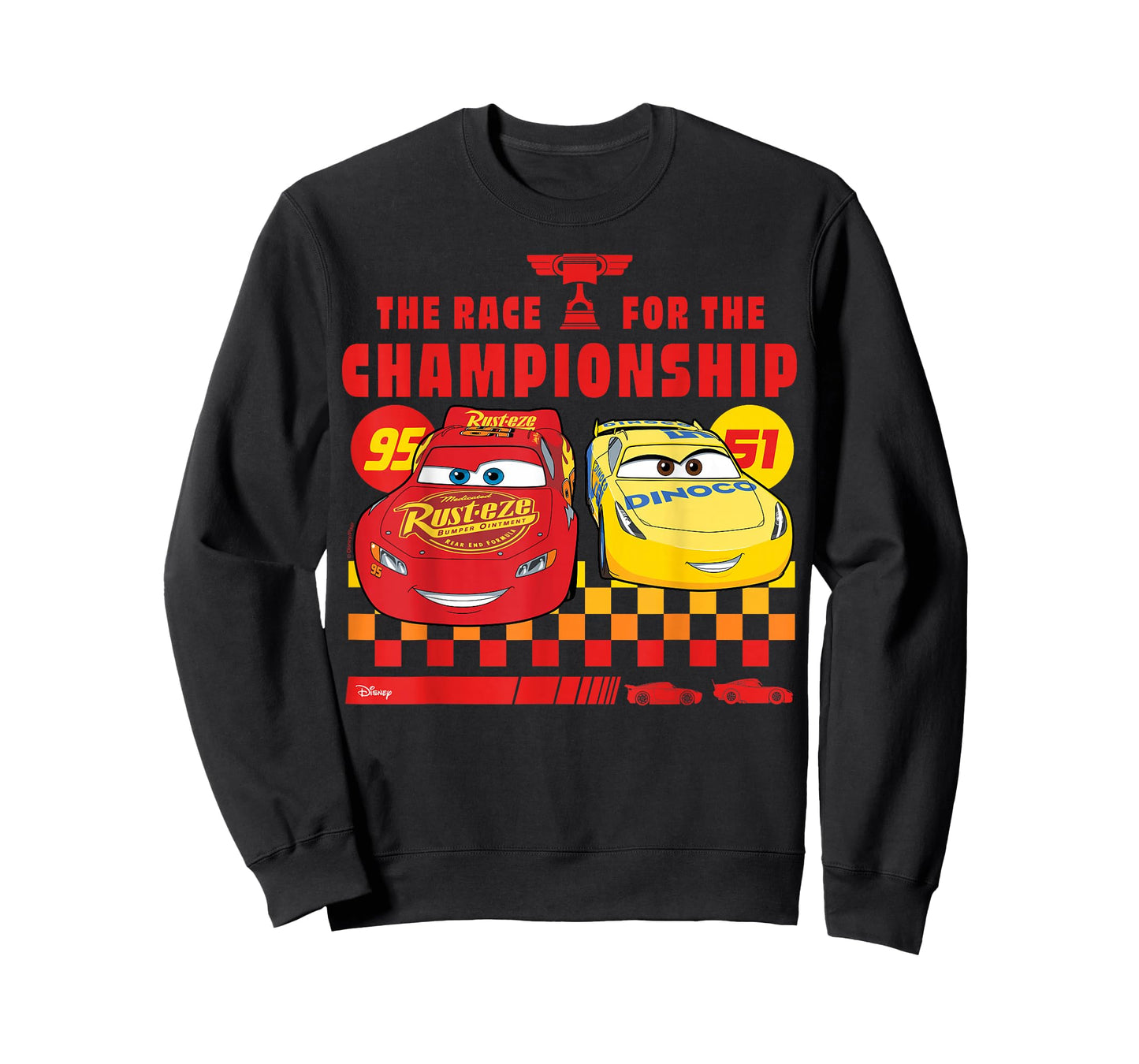 Disney Pixar Cars - Lightning And Cruz Race For Championship T-Shirt