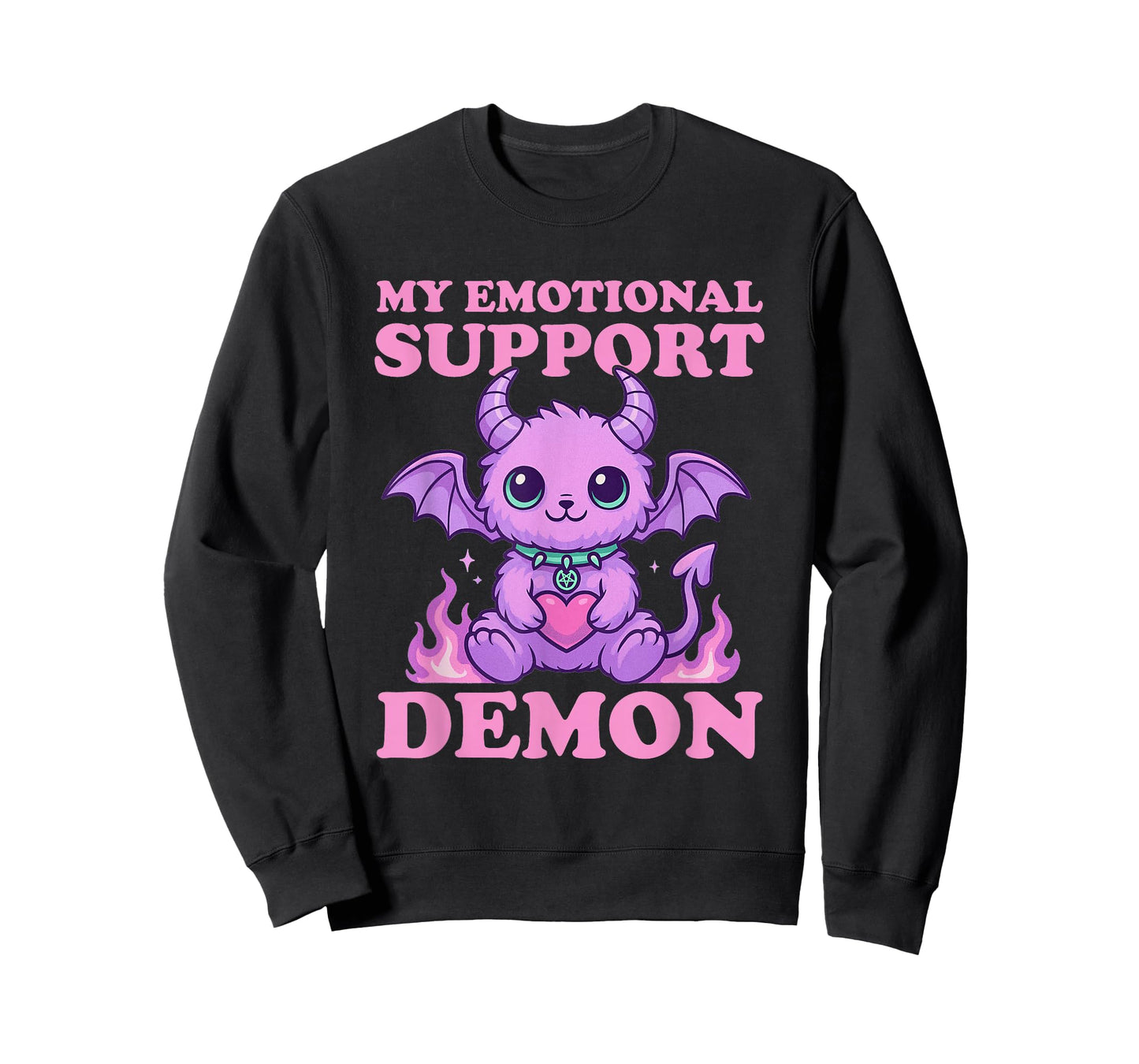 Pastel Goth My Emotional Support Demon Nu Goth Emo Gothic T-Shirt