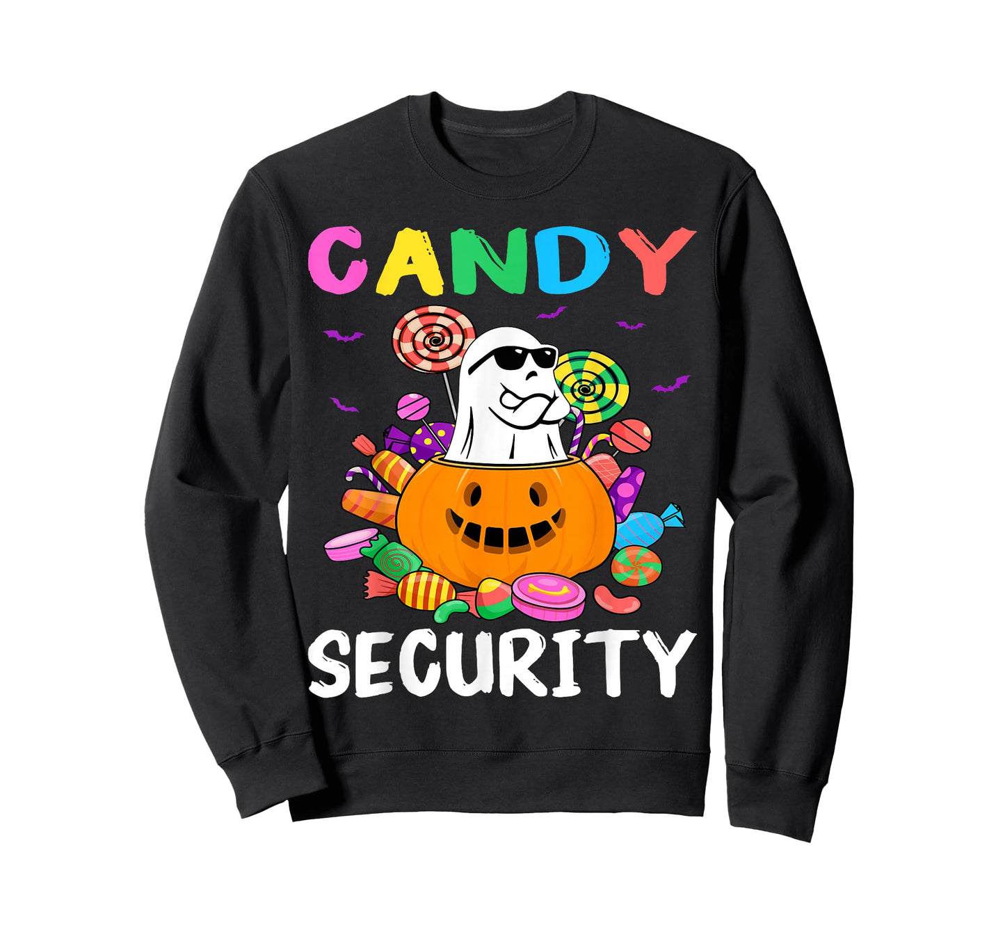 Candy Security Ghost Halloween Costume T-Shirt