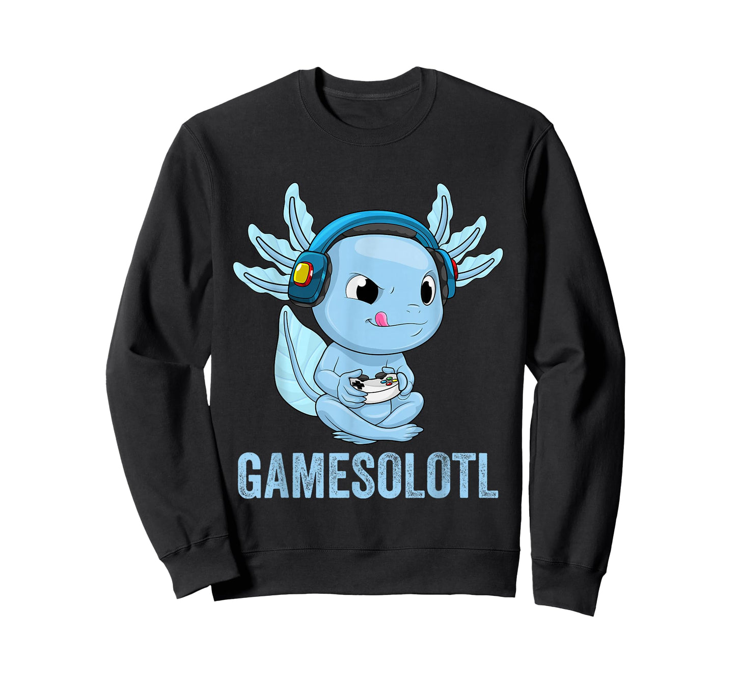 Axolotl Gamer Kawaii Gamer Anime Clothing For Boys T-Shirt