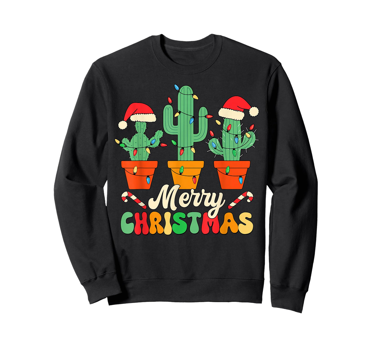 Christmas Cactus Cute Succulent Plant Xmas Men Women Kids T-Shirt