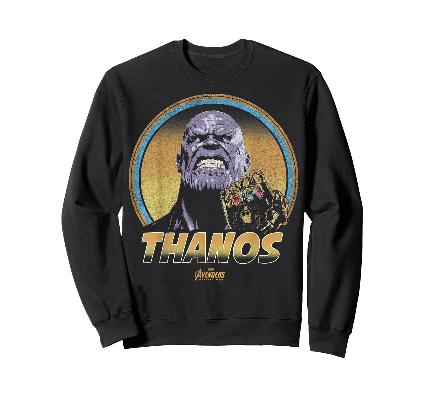 Marvel Infinity War Thanos Vintage Portrait Graphic T-Shirt T-Shirt