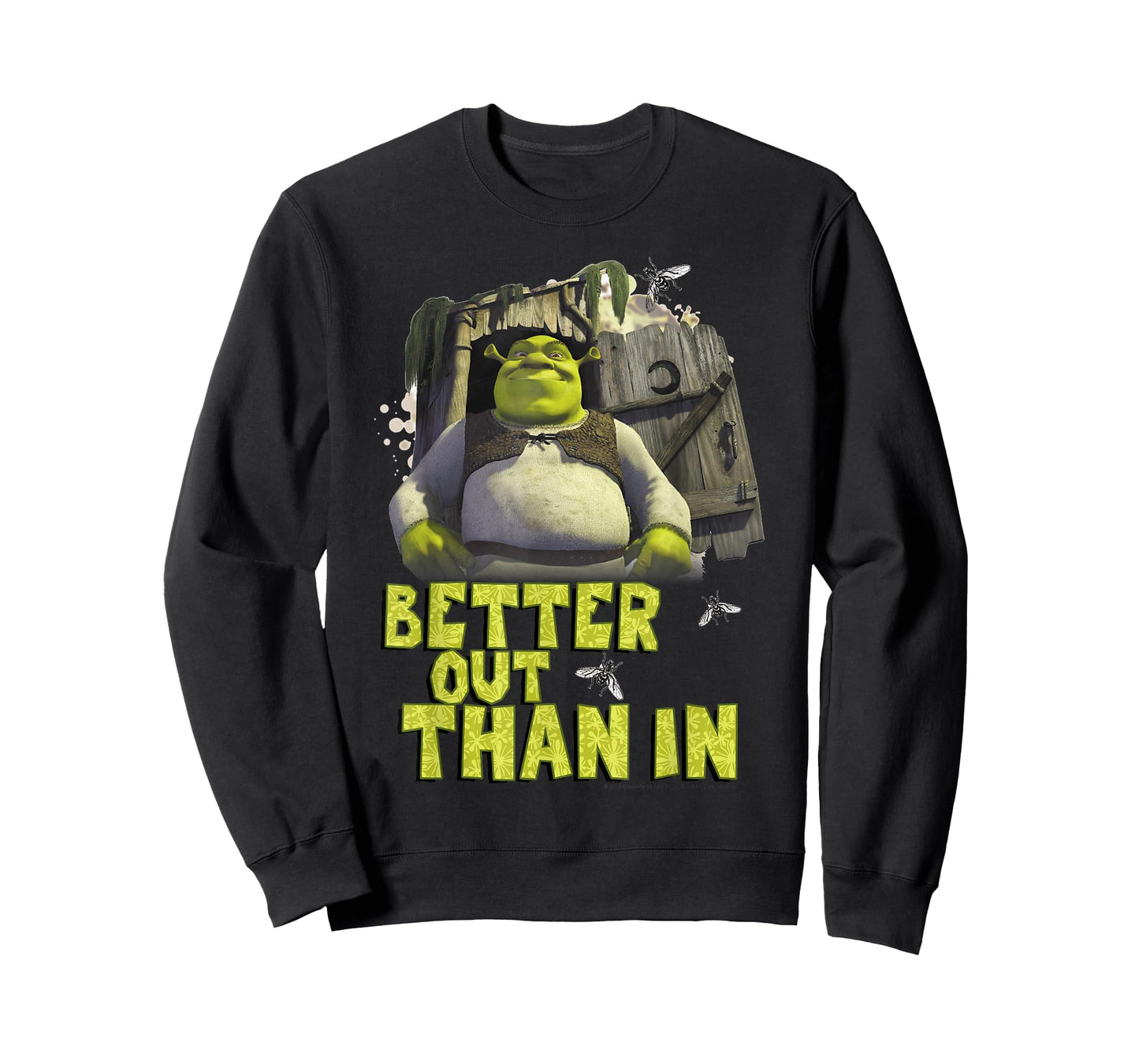 Shrek Outhouse Better Out Than in Quote T-Shirt