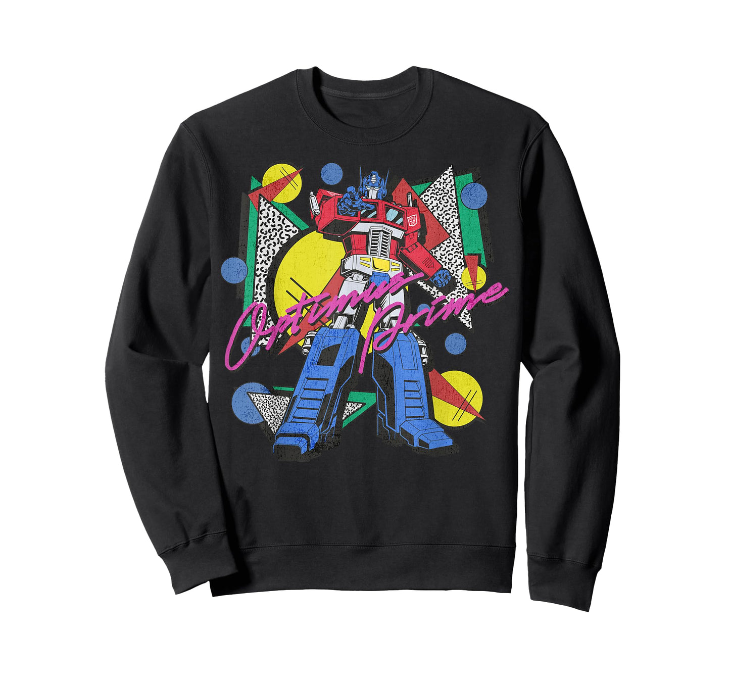 Transformers Retro Optimus Prime 80's Print T-Shirt
