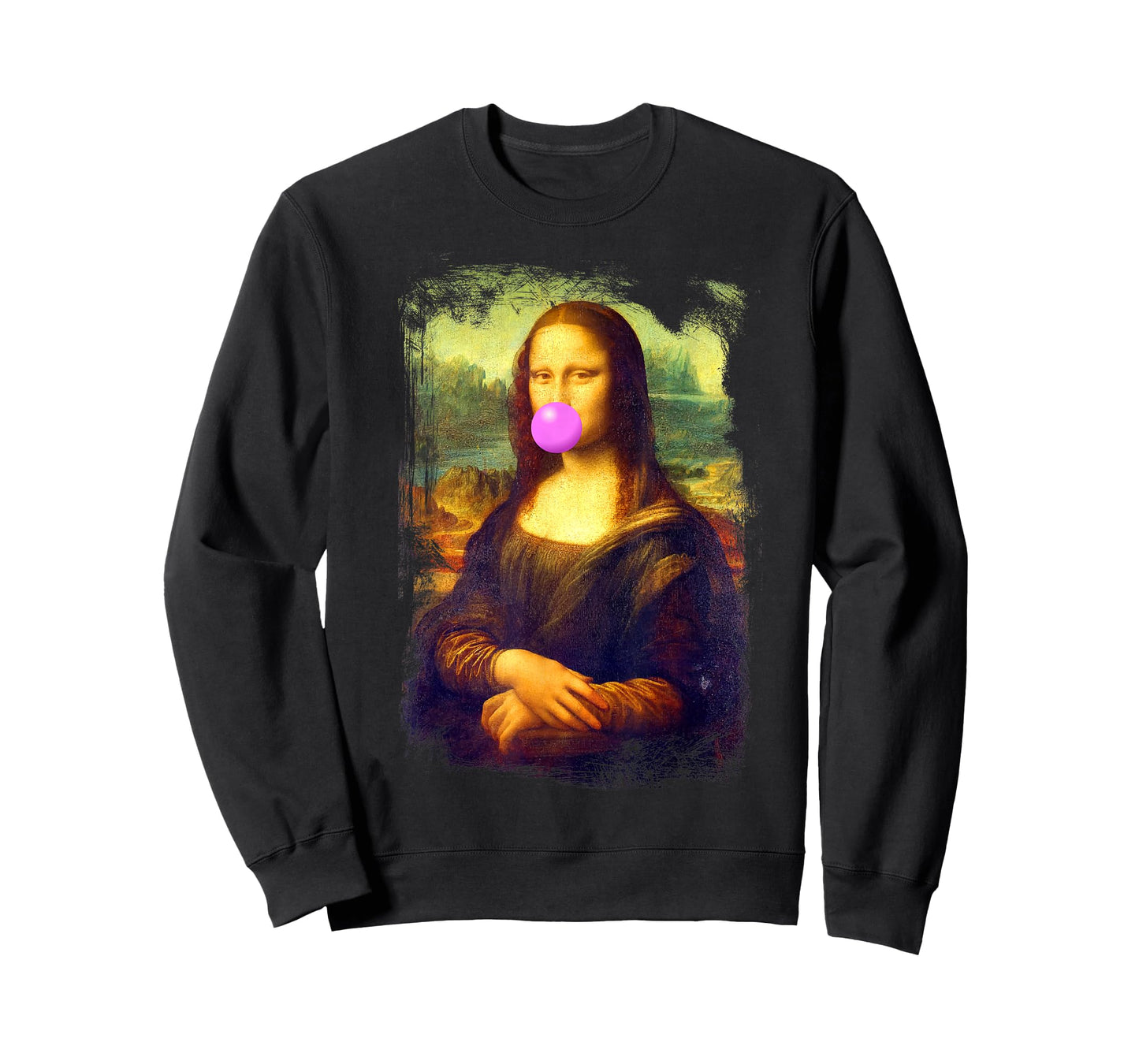 Mona Lisa blowing bubble gum T-Shirt