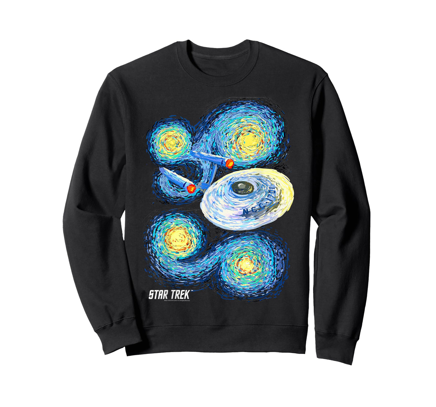 Star Trek Original Series Starry Night Paint T-Shirt