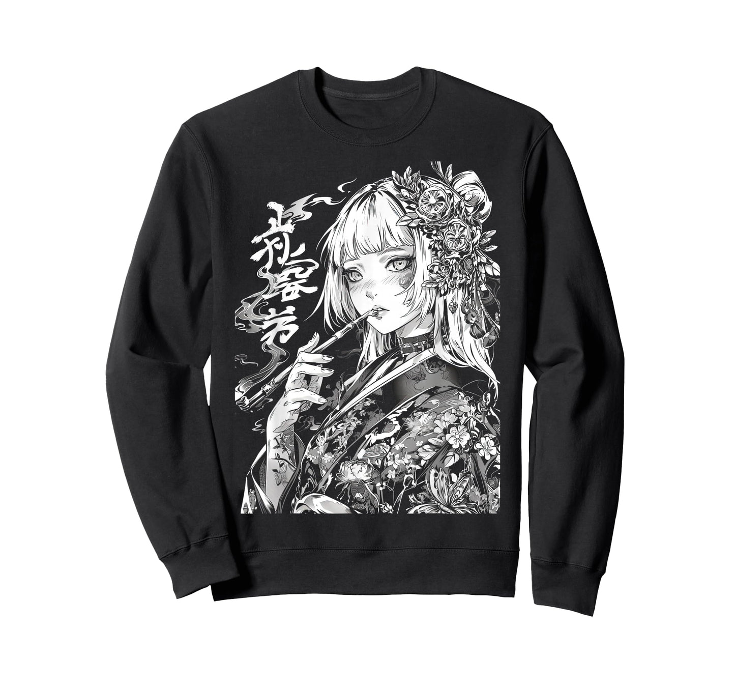 Waifu Anime Horror Girl Aesthetic T-Shirt