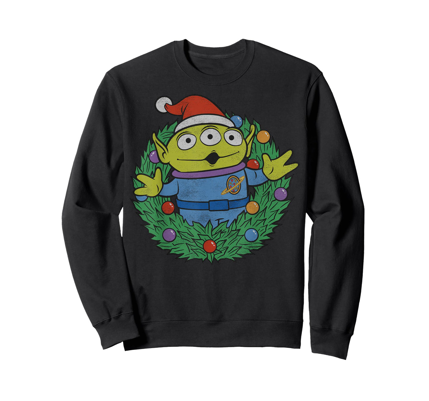Disney Pixar Toy Story Alien Christmas Wreath T-Shirt