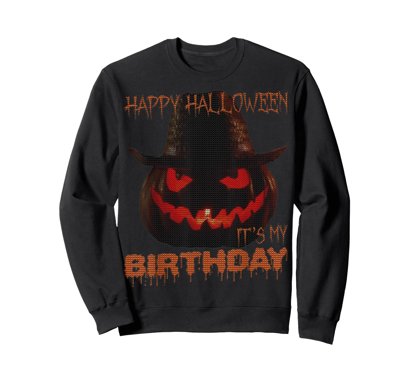 Happy Halloween My Birthday Jack-O-Lantern Ugly Halloween T-Shirt