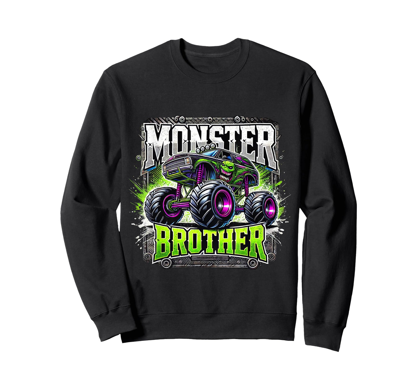 Monster Brother - Cool Monster Truck Design for Boys T-Shirt