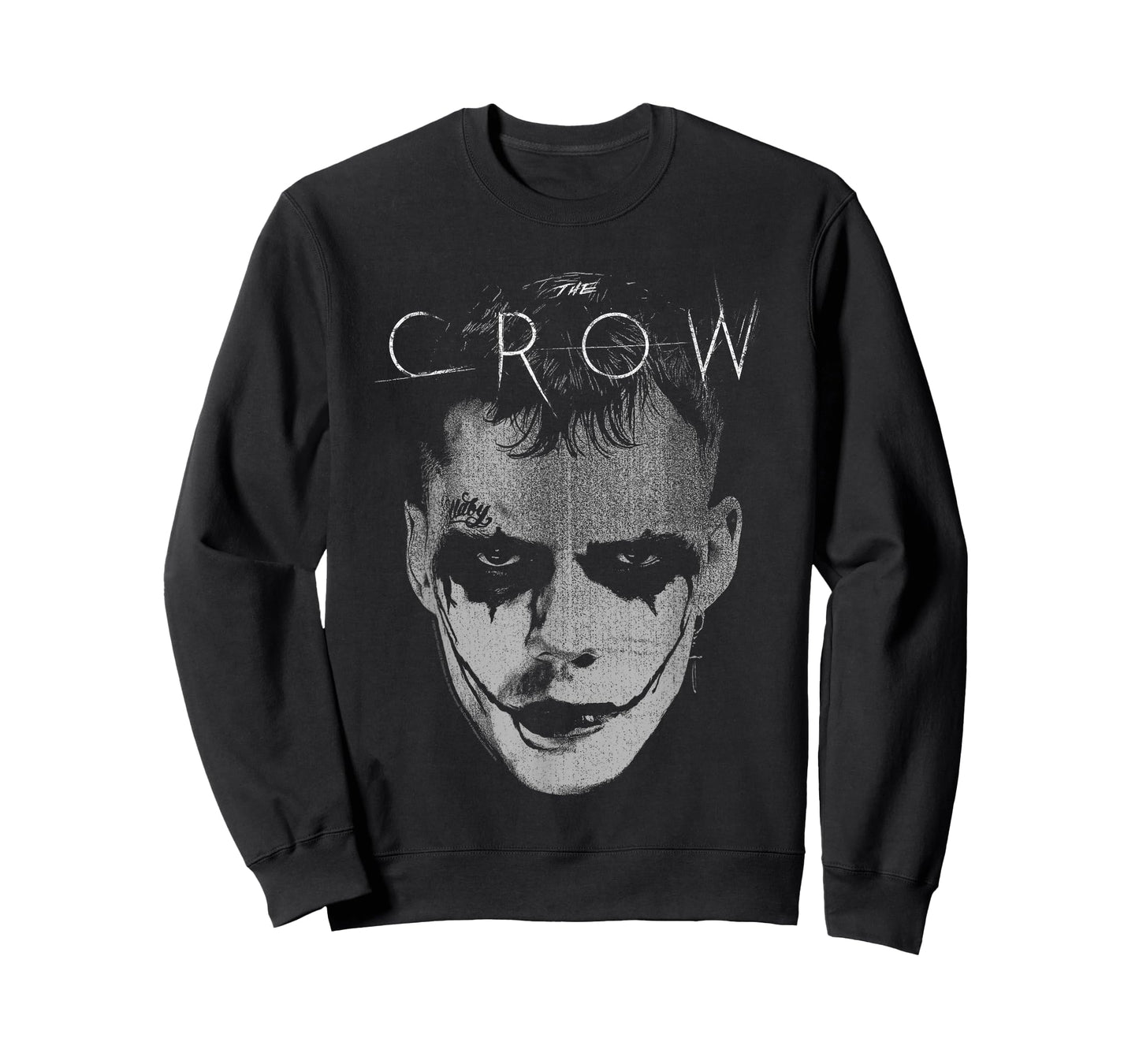 The Crow Official Unisex-Adults T-Shirt - Black - Small - Short Sleeve - Crew Neck - Modern - Movie-Themed - Letter Print