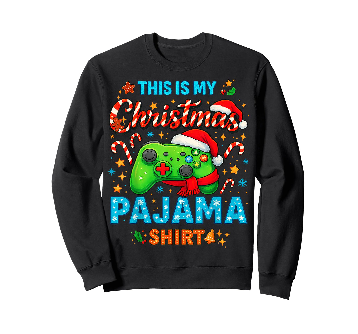This is My Christmas Pajama Video Game Gamer Boys Teens T-Shirt