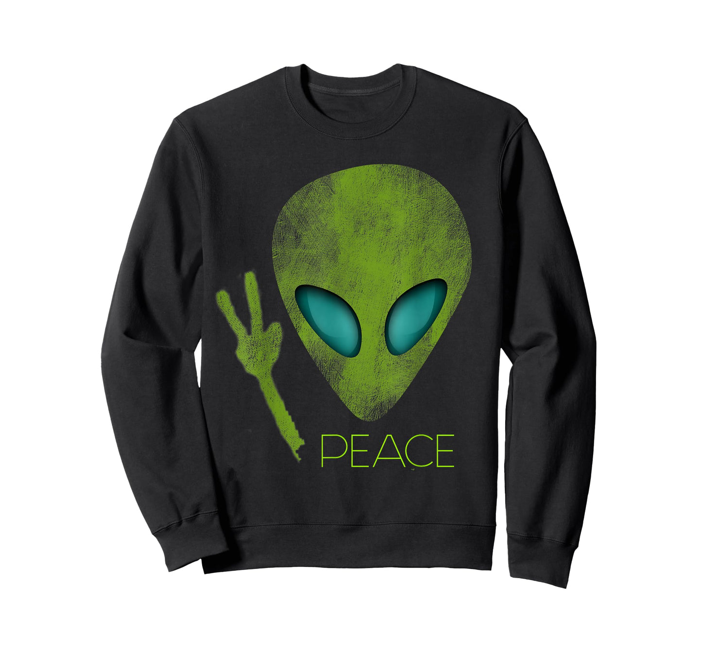 Alien Peace Cool Funny Cute UFO Lover Birthday Gift T-Shirt