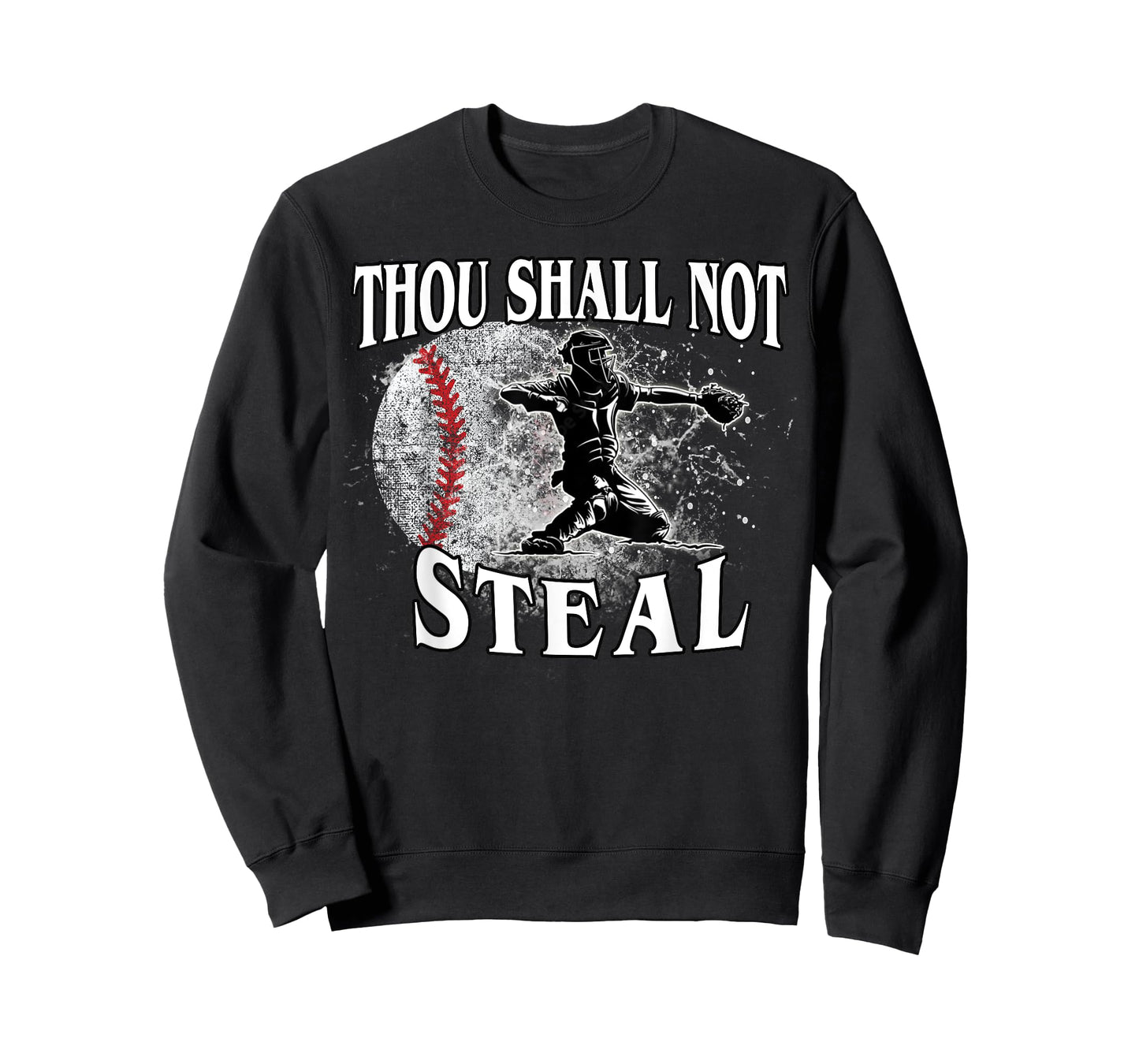 Baseball Catcher Thou Shall Not Steal T-Shirt