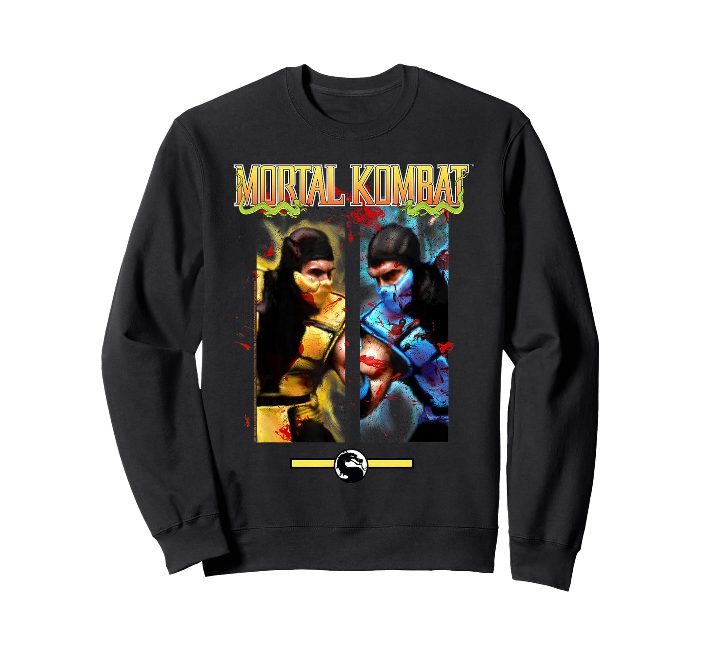 Mortal Kombat Scorpion vs Sub-Zero Face Off Video Game T-Shirt