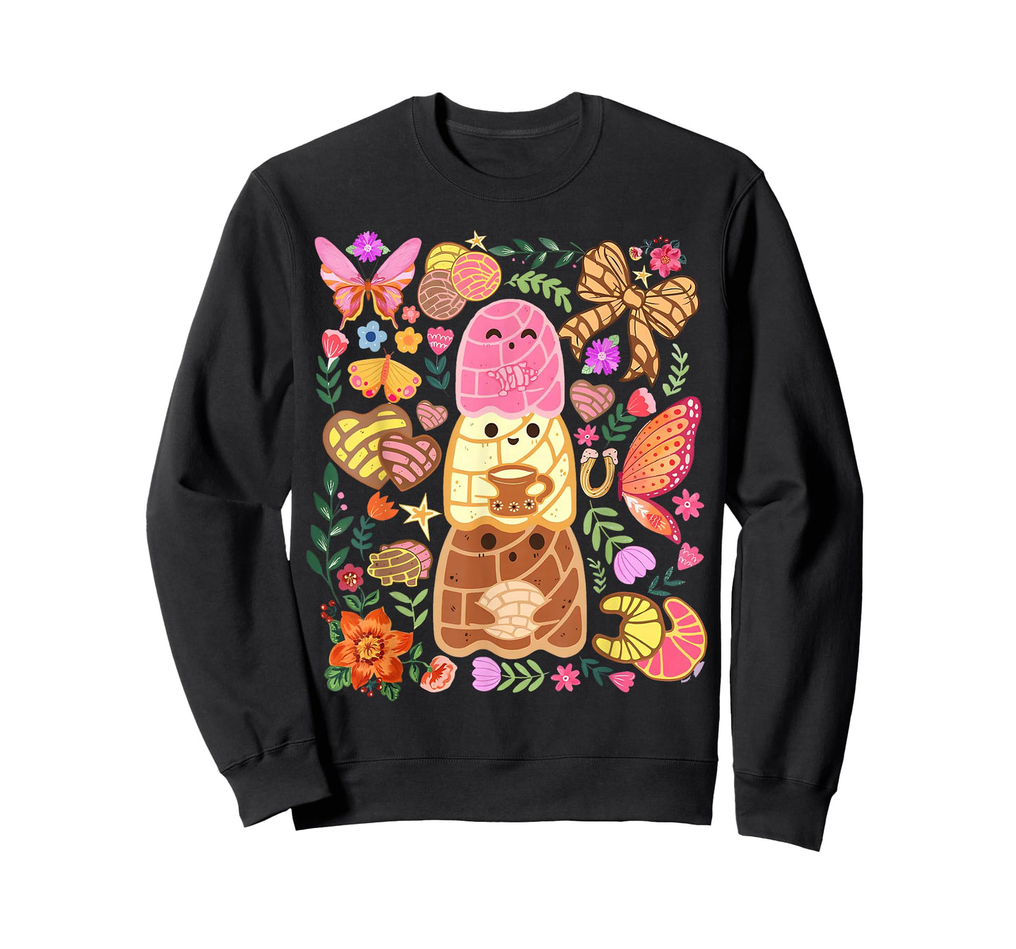 Pantasmas Ghost Funny Spooky Conchas Mexican Ghost Halloween T-Shirt