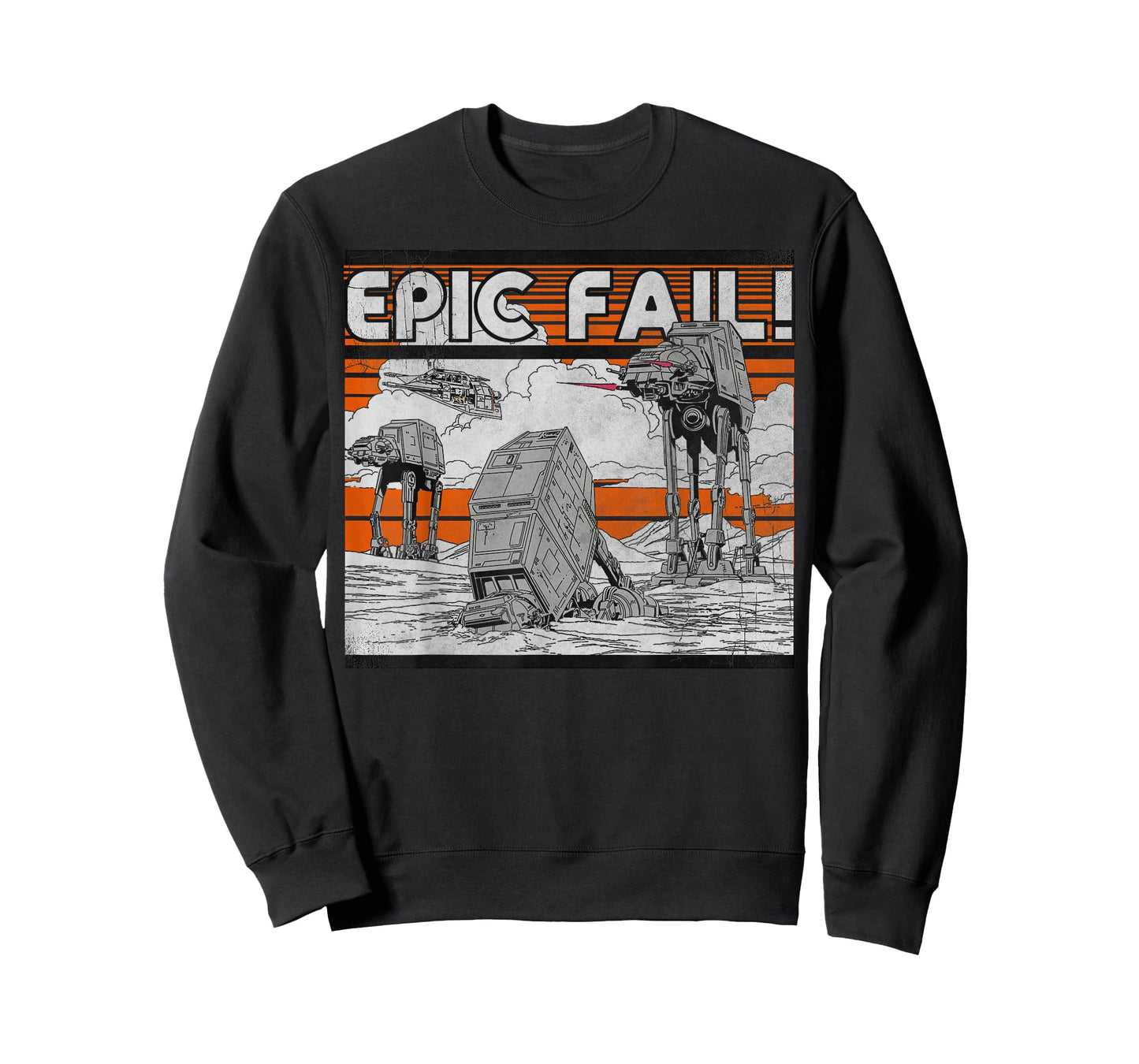 Star Wars AT-AT Walker Epic Fail Meme Graphic T-Shirt