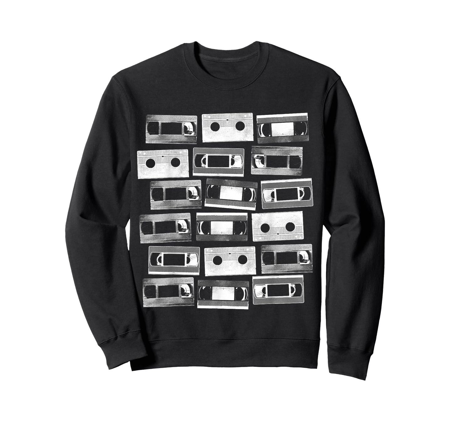 VHS Cassette Tapes 1980s VCR Video Retro Movies T-Shirt