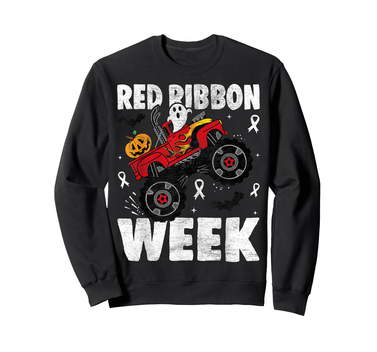 Red Ribbon Week Awareness Halloween Women Men Toddler Kids T-Shirt