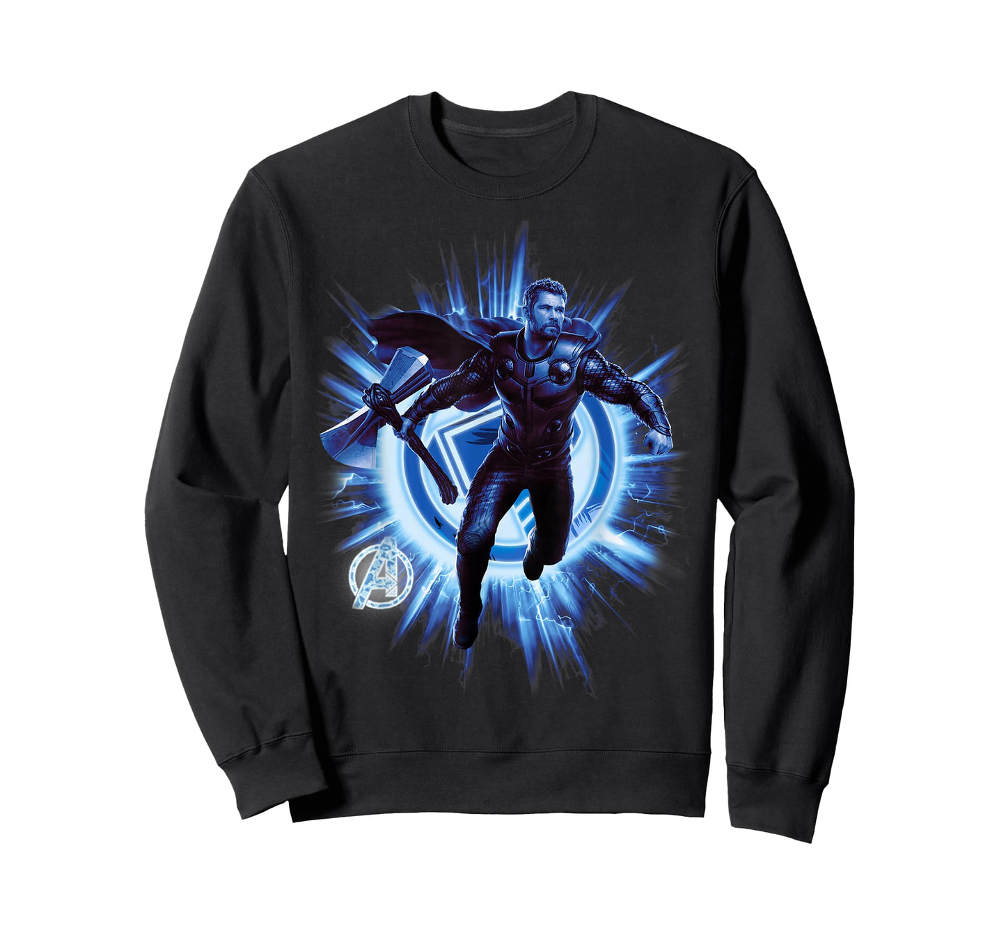 Marvel Avengers Endgame Thor Blast Poster Graphic T-Shirt T-Shirt