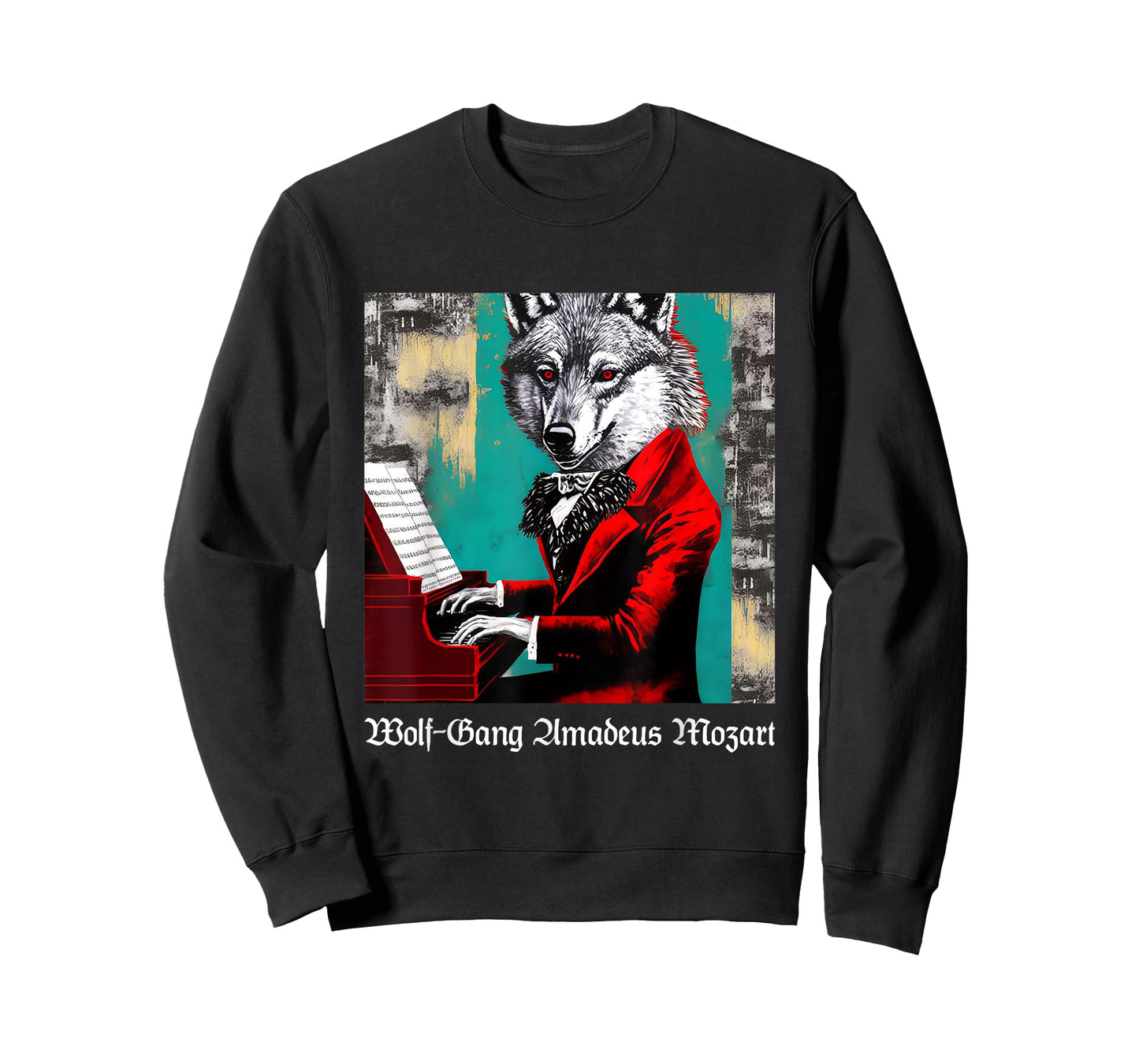 Funny Mozart Classical Music Humor Wolf-Gang Amadeus Mozart T-Shirt