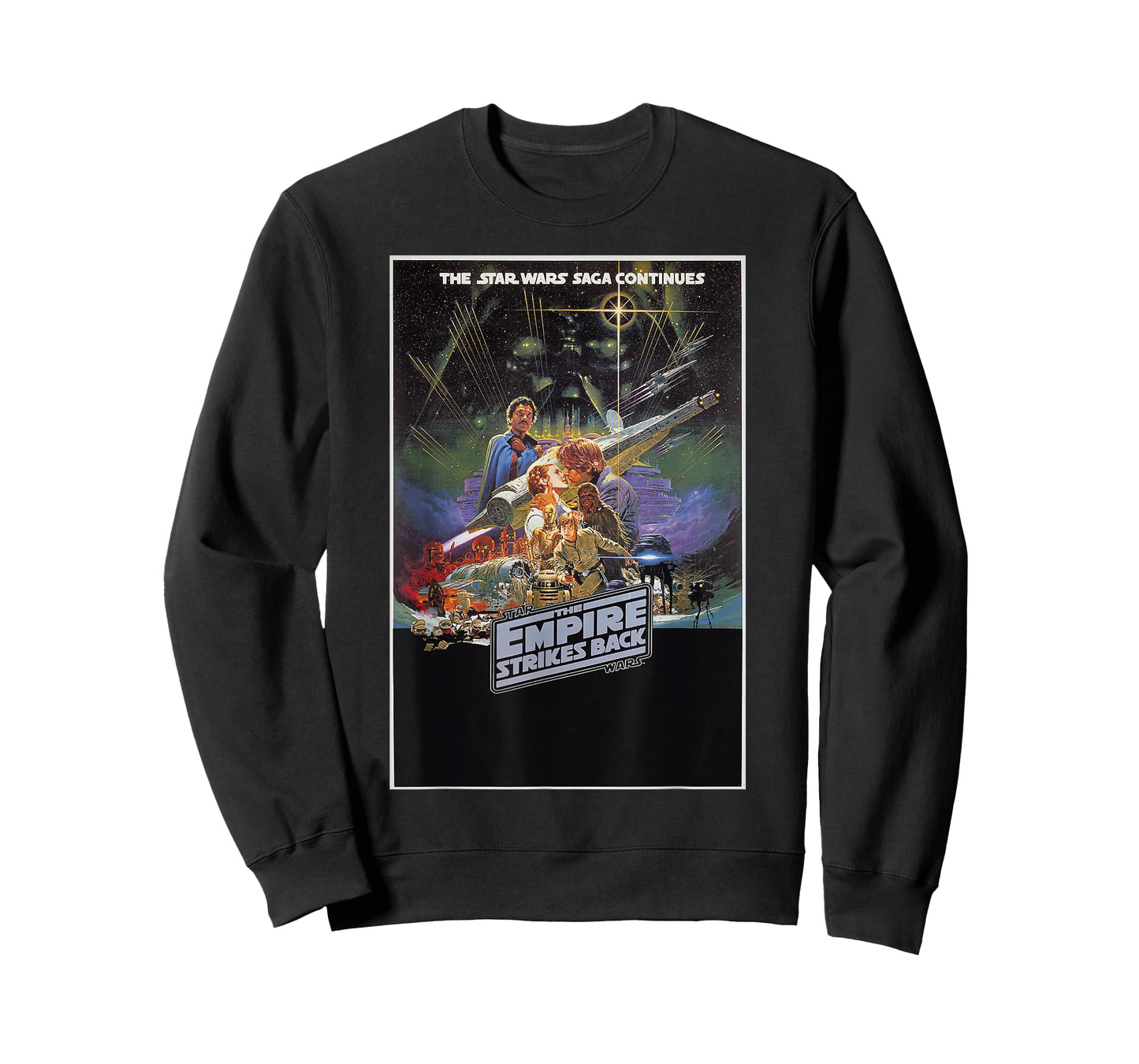 Star Wars The Empire Strikes Back Retro Movie Poster T-Shirt