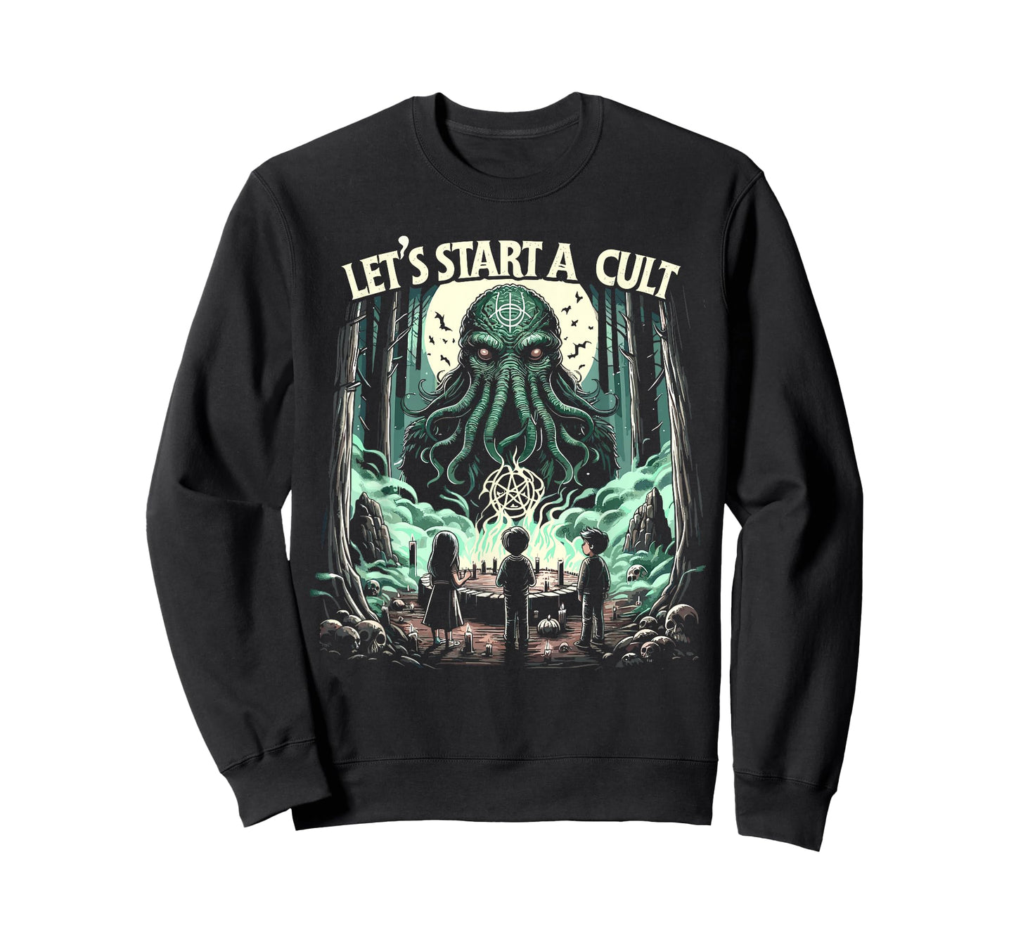 Cthulhu Lets Start A Cult, Vintage Cosmic Horror Cthulhu T-Shirt