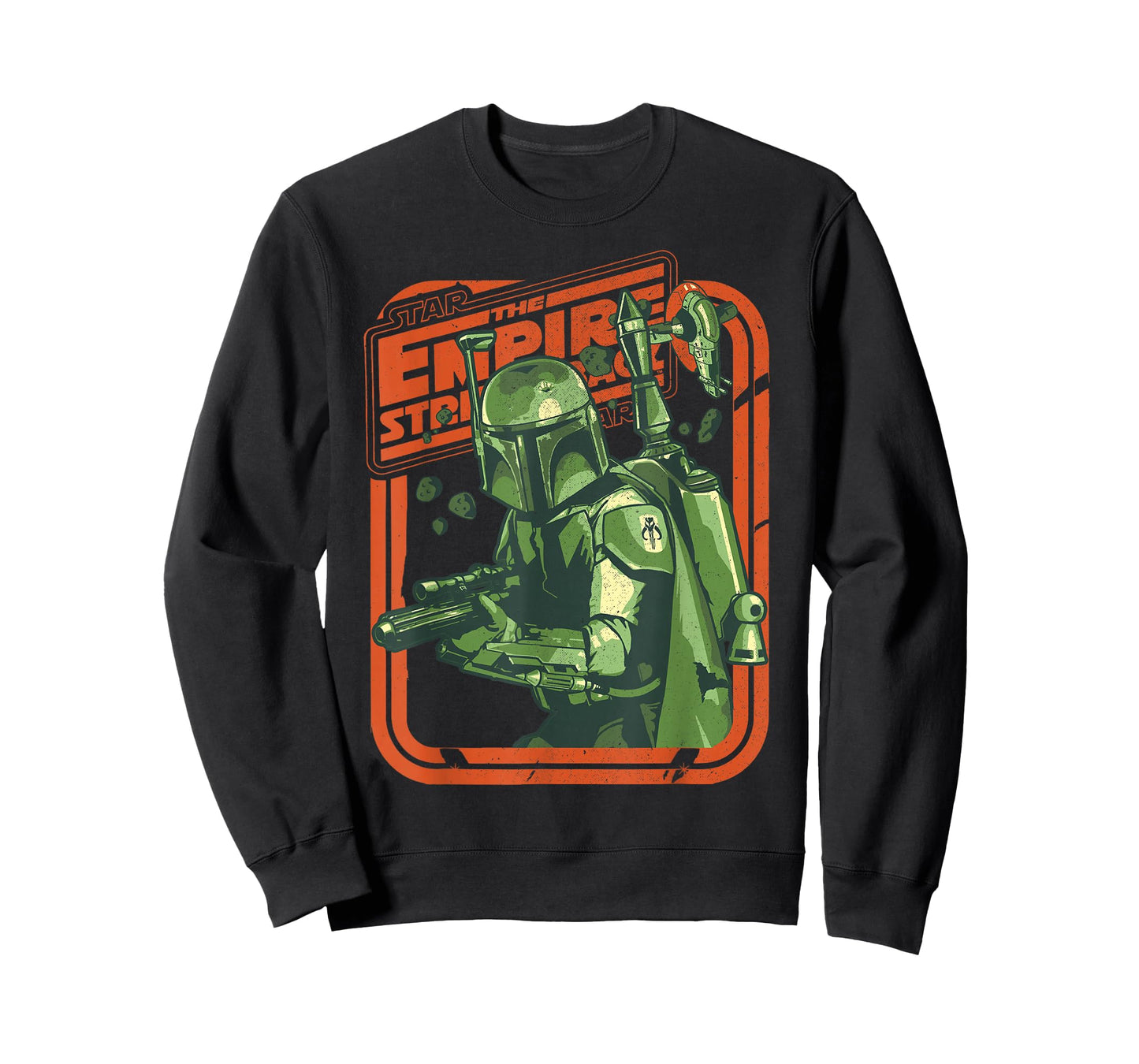 Star Wars The Empire Strikes Back Boba Fett Modern Portrait T-Shirt