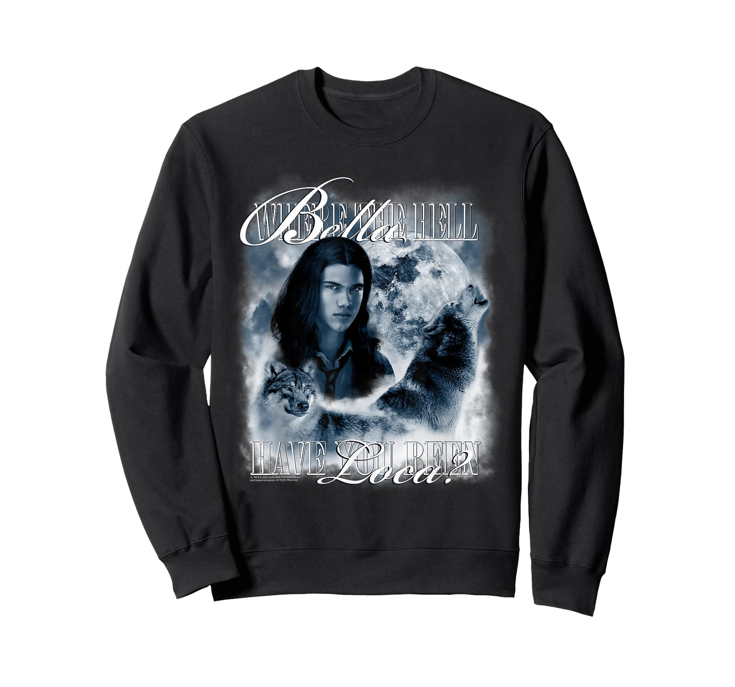 Twilight Saga Retro Jacob Wolf Moon Loca Movie T-Shirt
