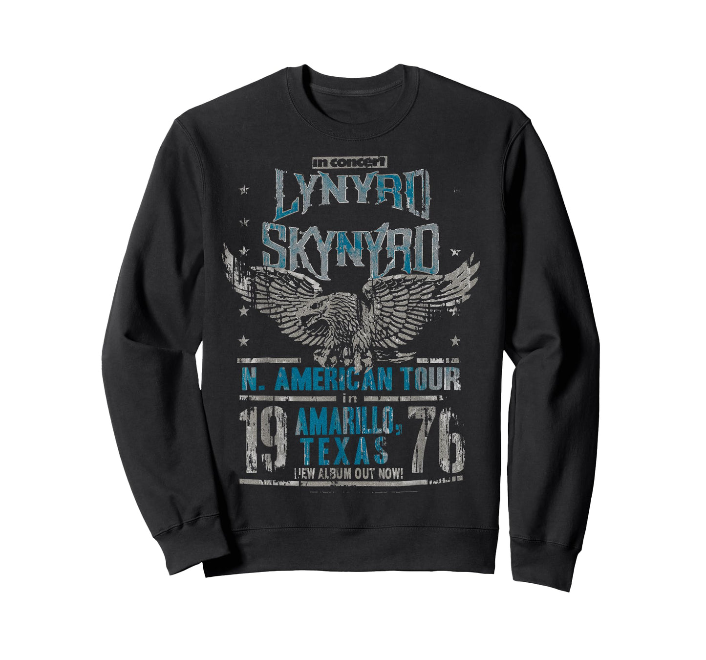 Lynyrd Skynyrd in Concert Amarillo Texas Vintage 1970s Rock T-Shirt