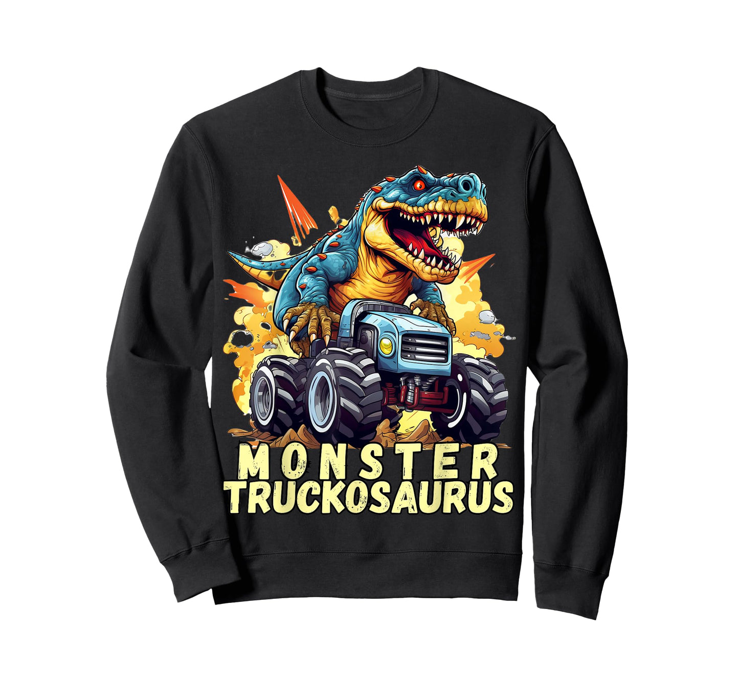 Monster Truckosaurus - Dinosaur T-Rex Monster Truck Funny T-Shirt