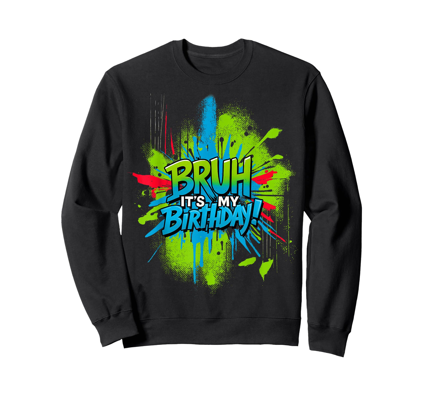 Bruh It's My Birthday Funny Birthday Boy Teen Gamer Kids T-Shirt