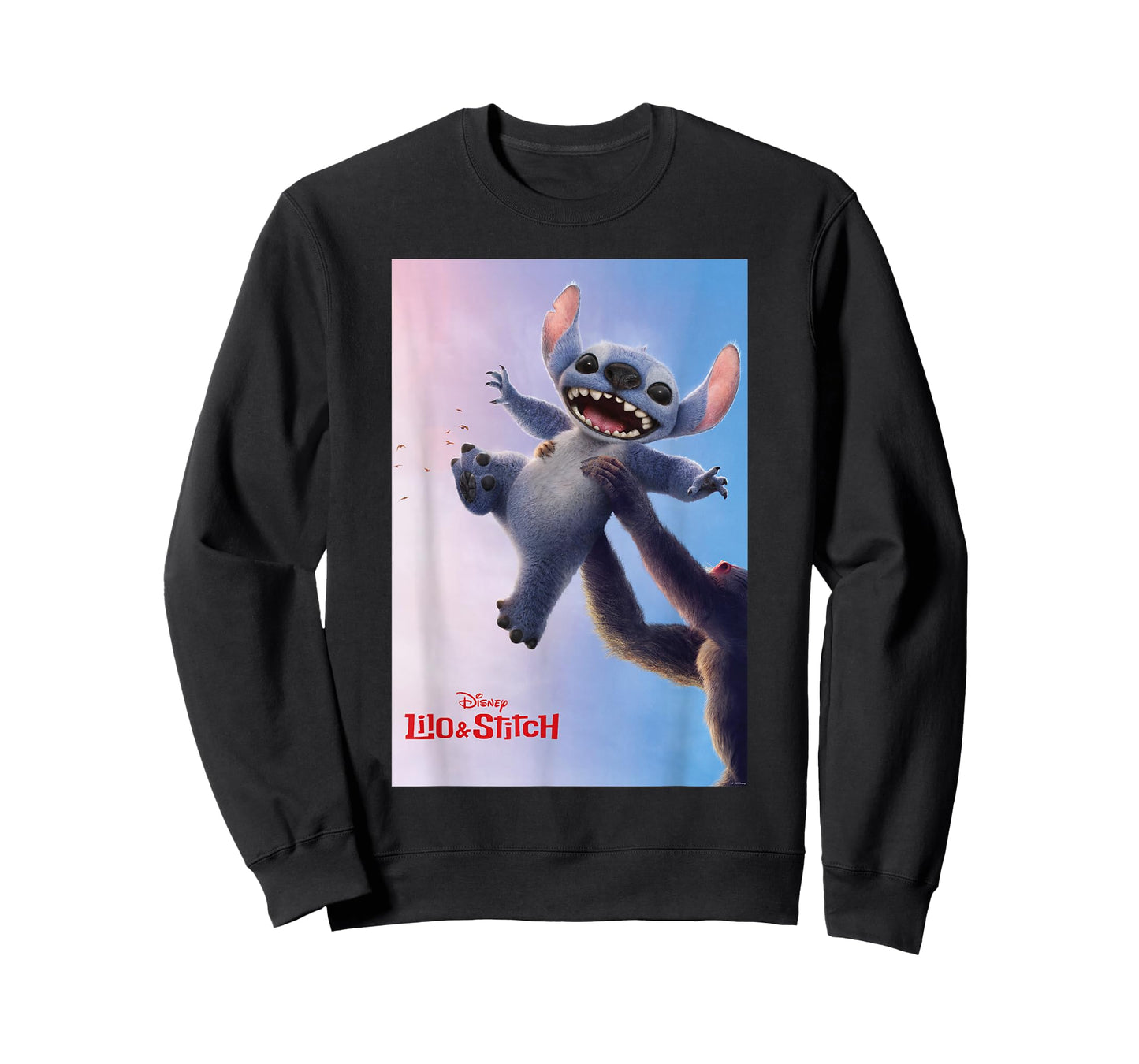 Disney Lilo & Stitch Rafiki Lifting Stitch Poster T-Shirt