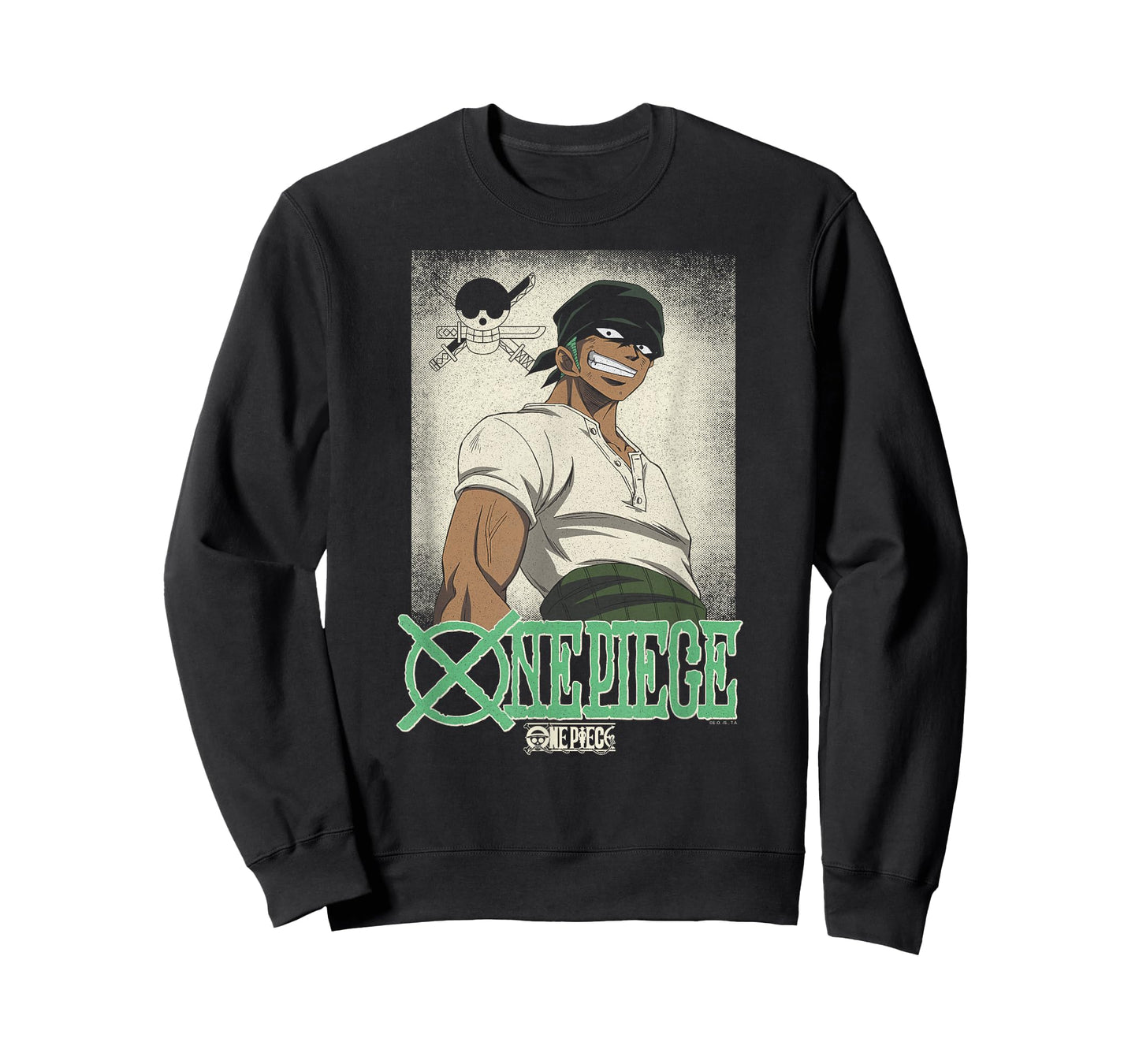 One Piece Anime Vintage Illustration Roronoa Zoro T-Shirt