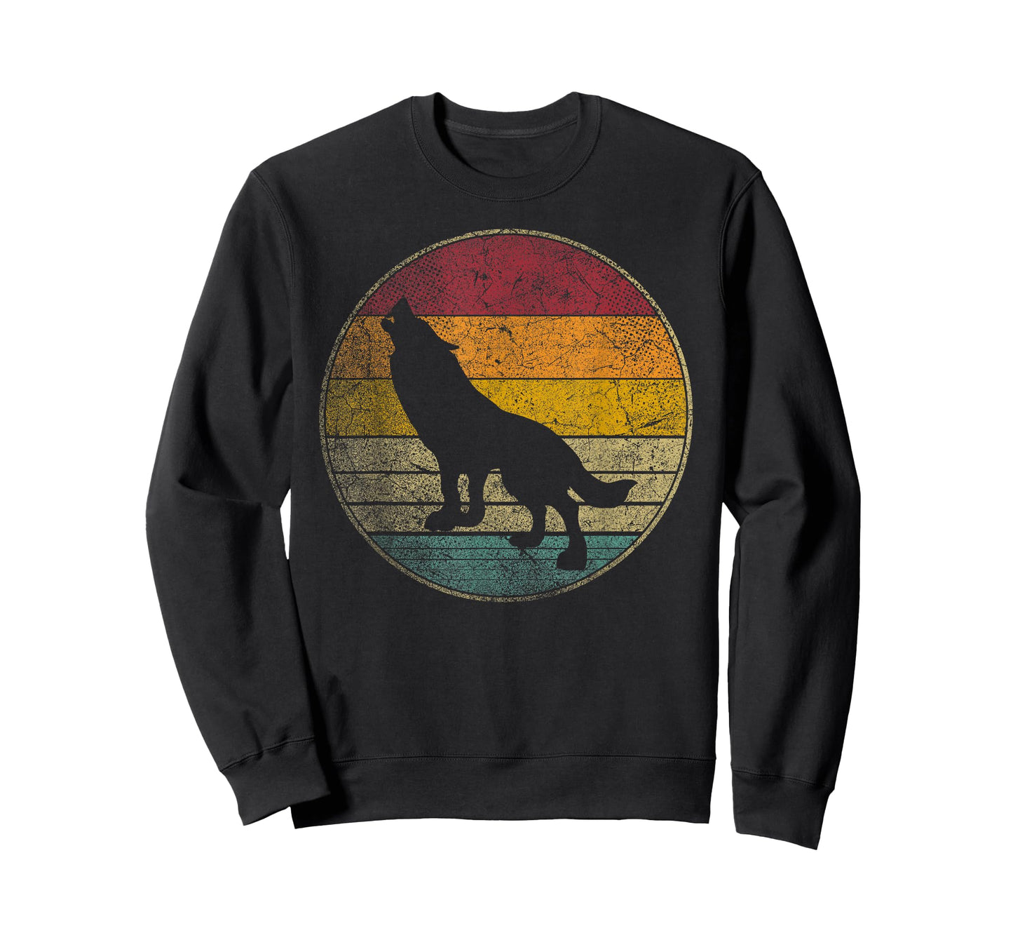 Wolf Wolves Shirt Love Sun Retro Vintage 70s 80s 90s Gift T-Shirt
