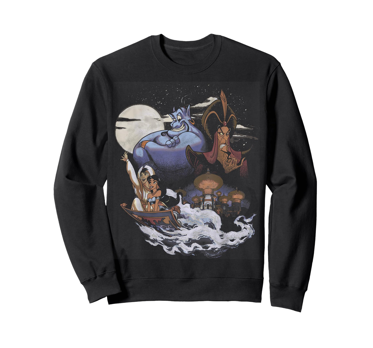 Disney Aladdin Winds of Agrabah Main Cast Graphic T-Shirt T-Shirt