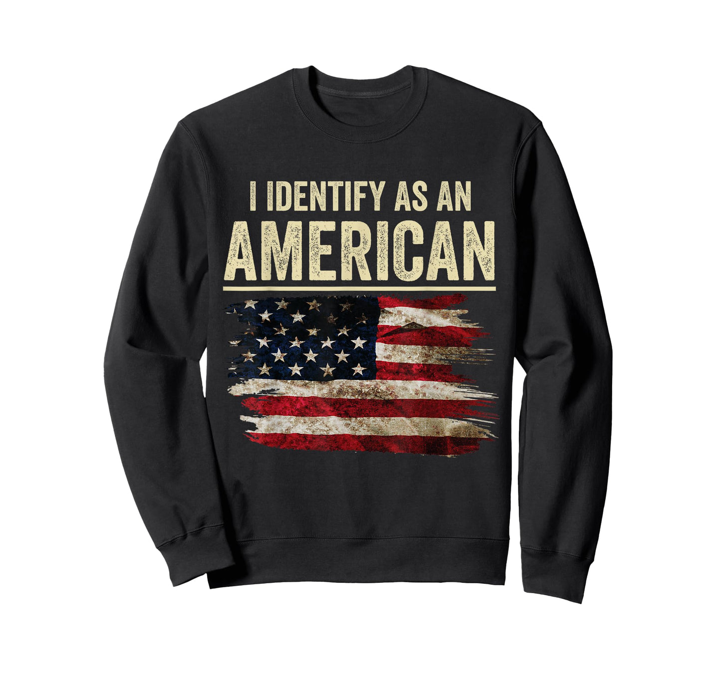 i Identify As an American Flag 4th July Independence Day T-Shirt