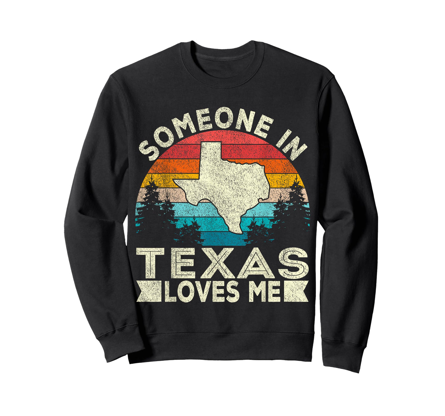 Someone in Texas Loves Me Retro Texas T-Shirt