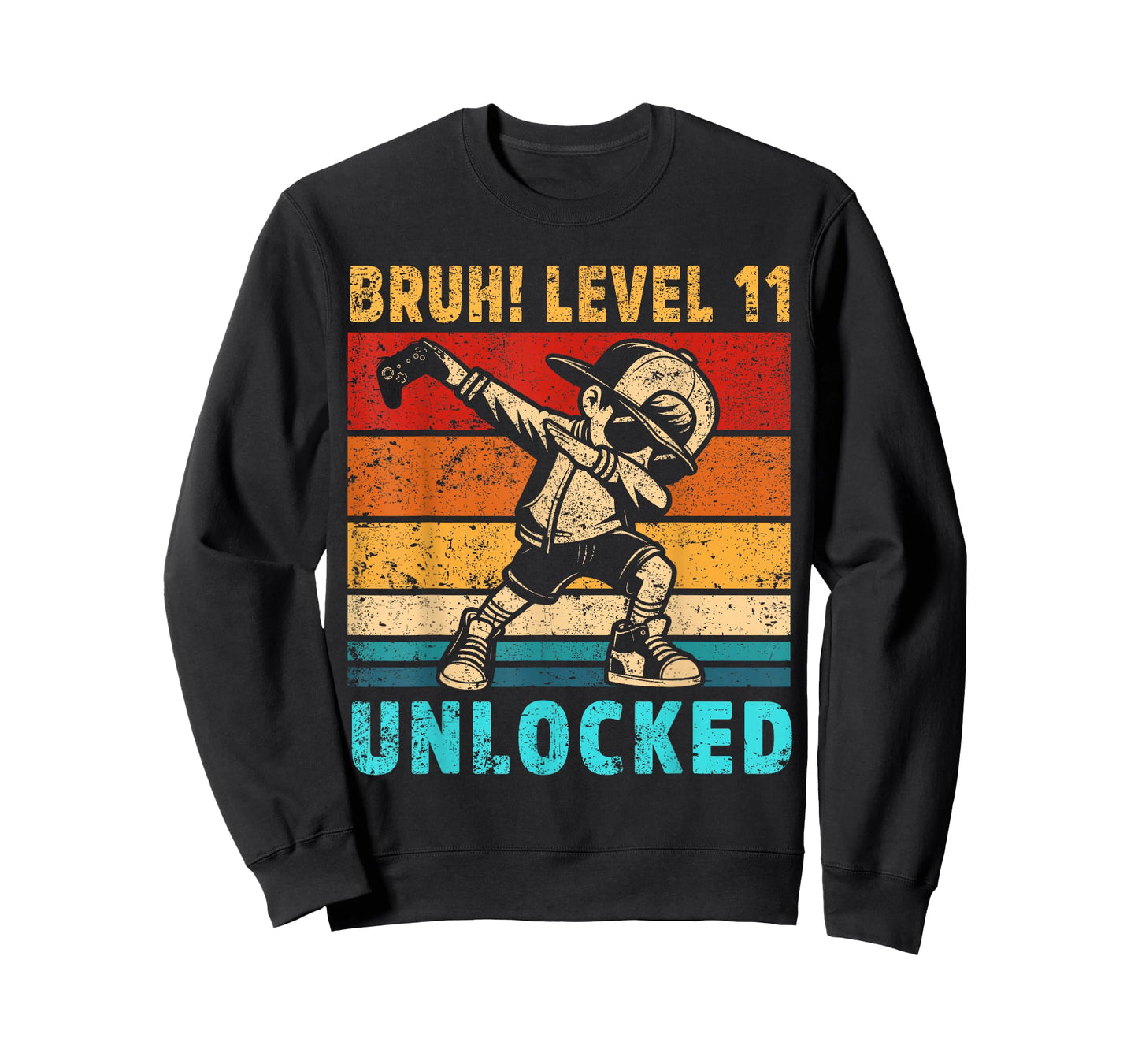 11 Year Old Birthday Dabbing Boy Bruh 11th level unlocked T-Shirt