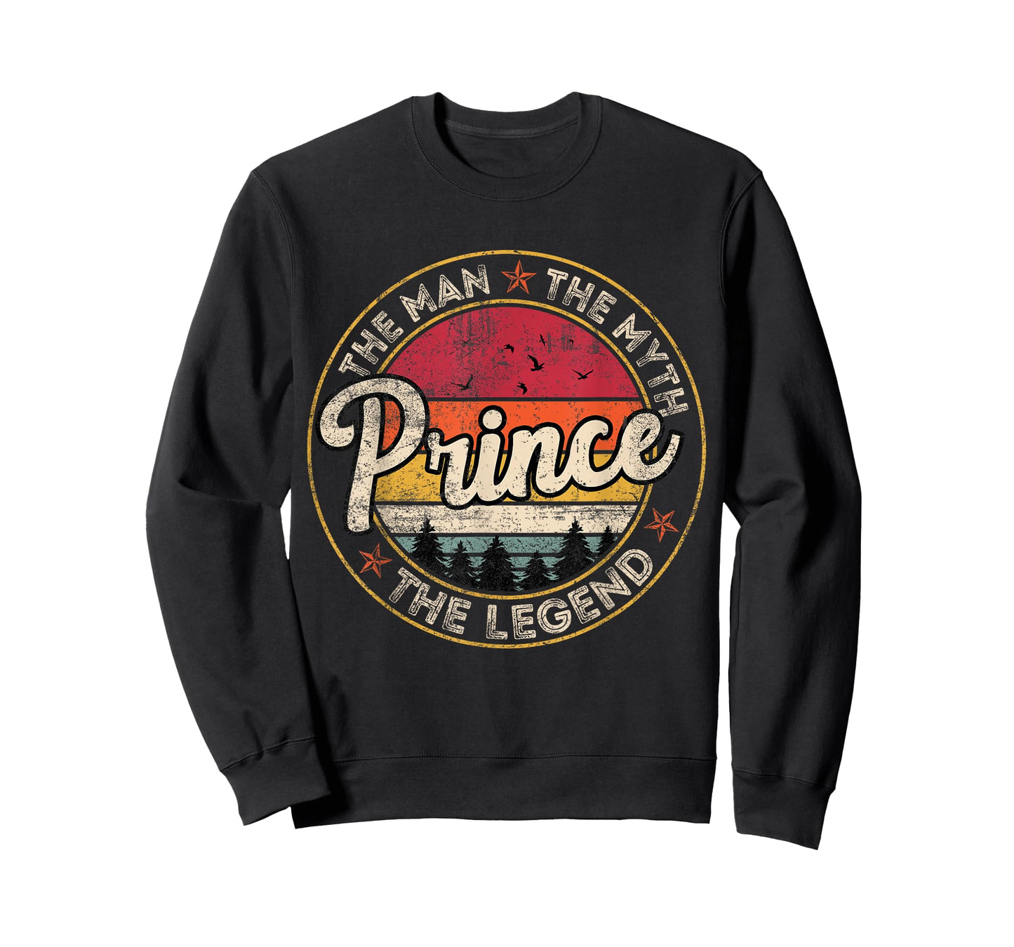 Prince The Man The Myth The Legend Personalized Name T-Shirt